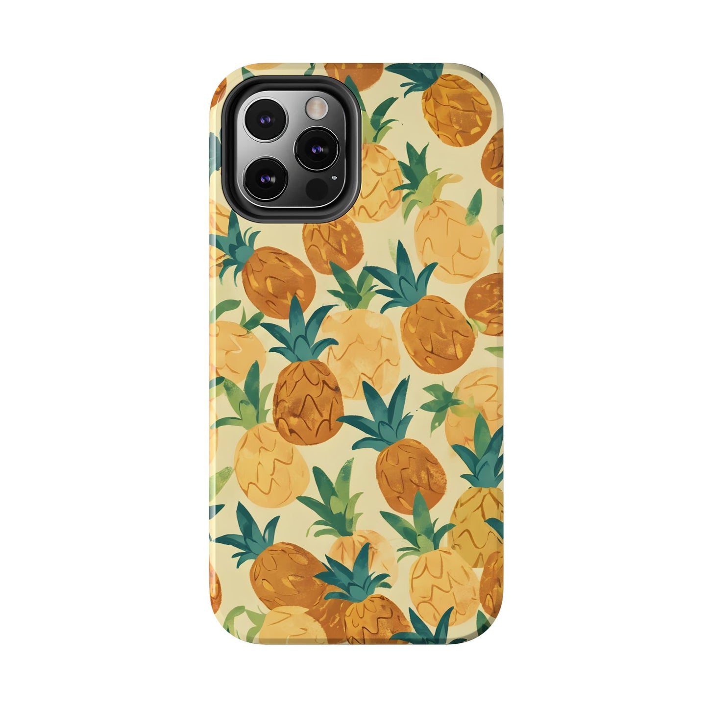 Pineapple Paradise Tough Phone Case - Durable and Stylish for Summer Vibes - for iPhone