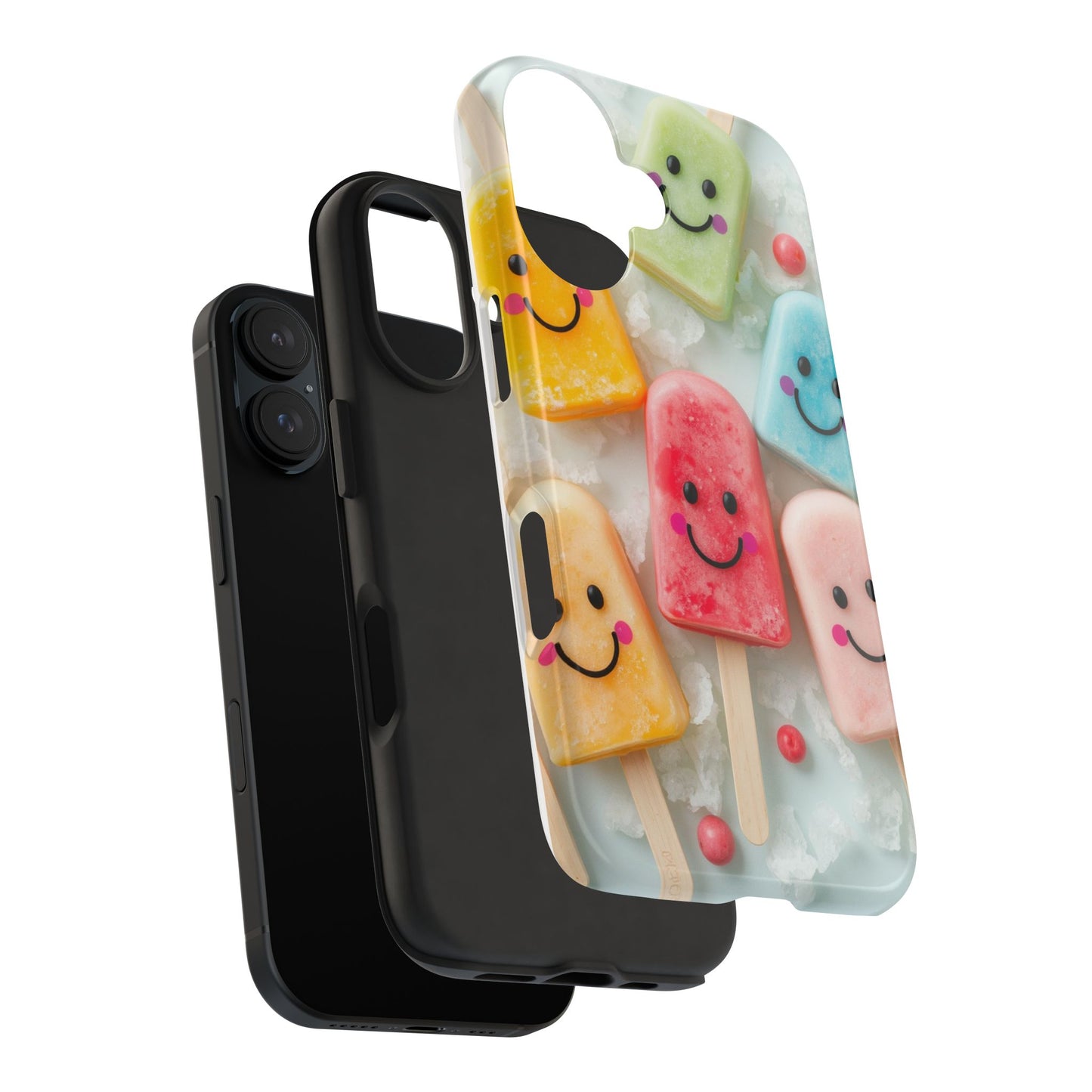 Cute Smile Popsicle Tough Phone Case - Fun Protection for Your Device