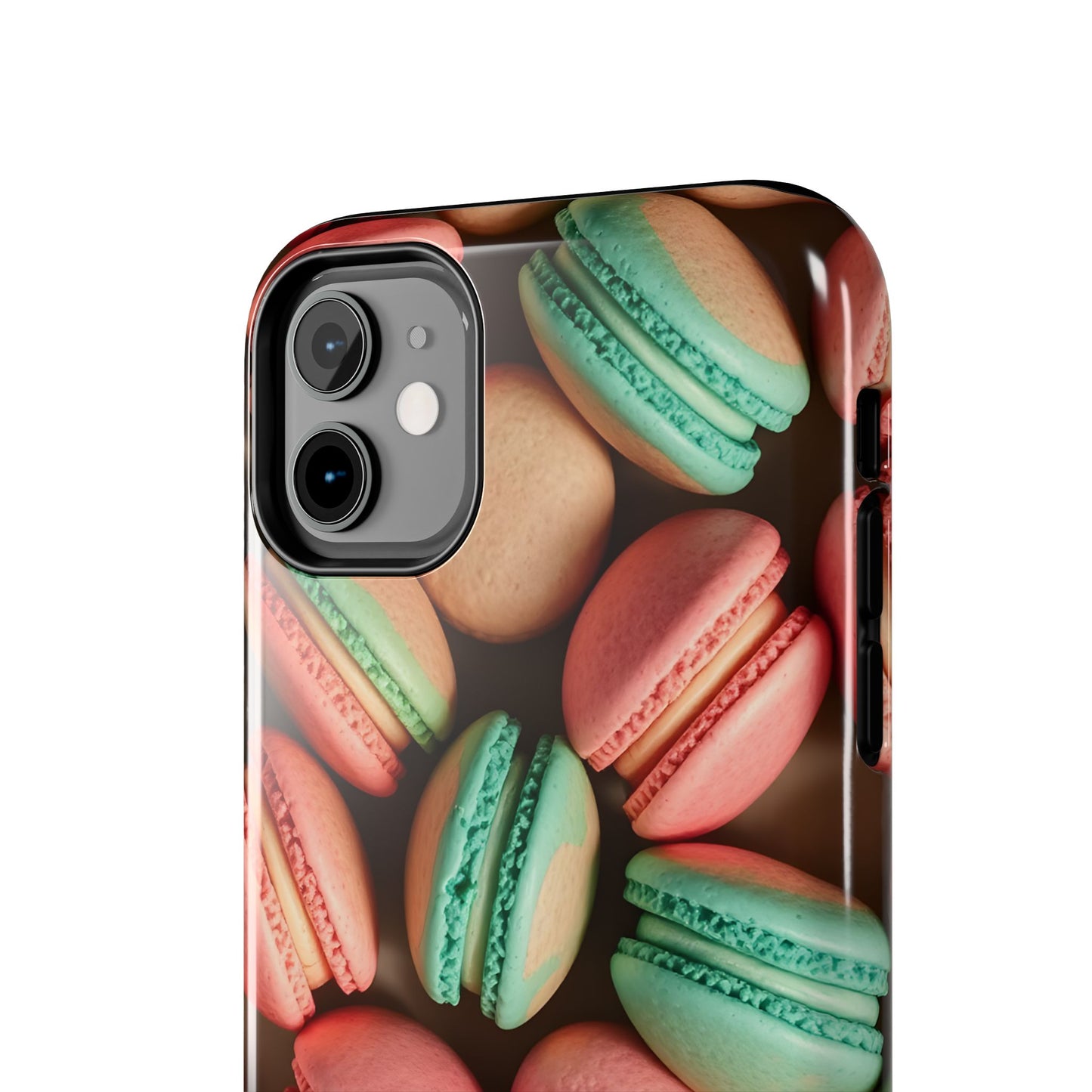 Colorful Tasty Macarons Tough Phone Case - Durable Protection with Sweet Aesthetic - for iPhone