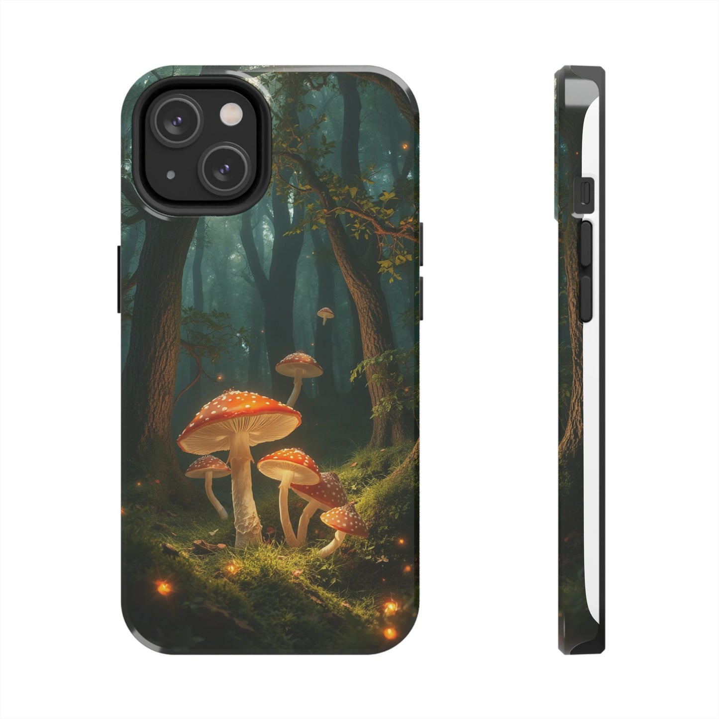 Whimsical Mushroom Tough Phone Case - Forest Fantasy Design