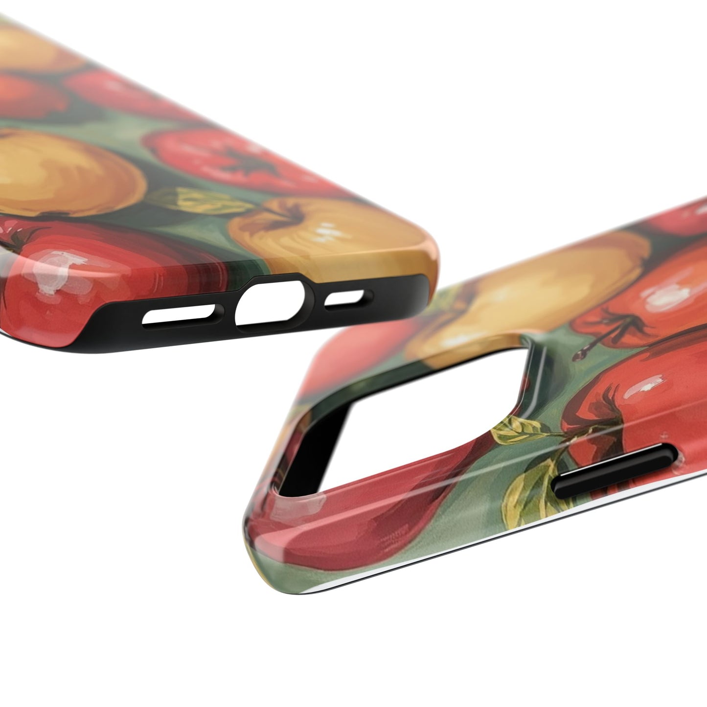 Colorful Painted Apples Art Tough Phone Case - Durable & Stylish Protection - for iPhone