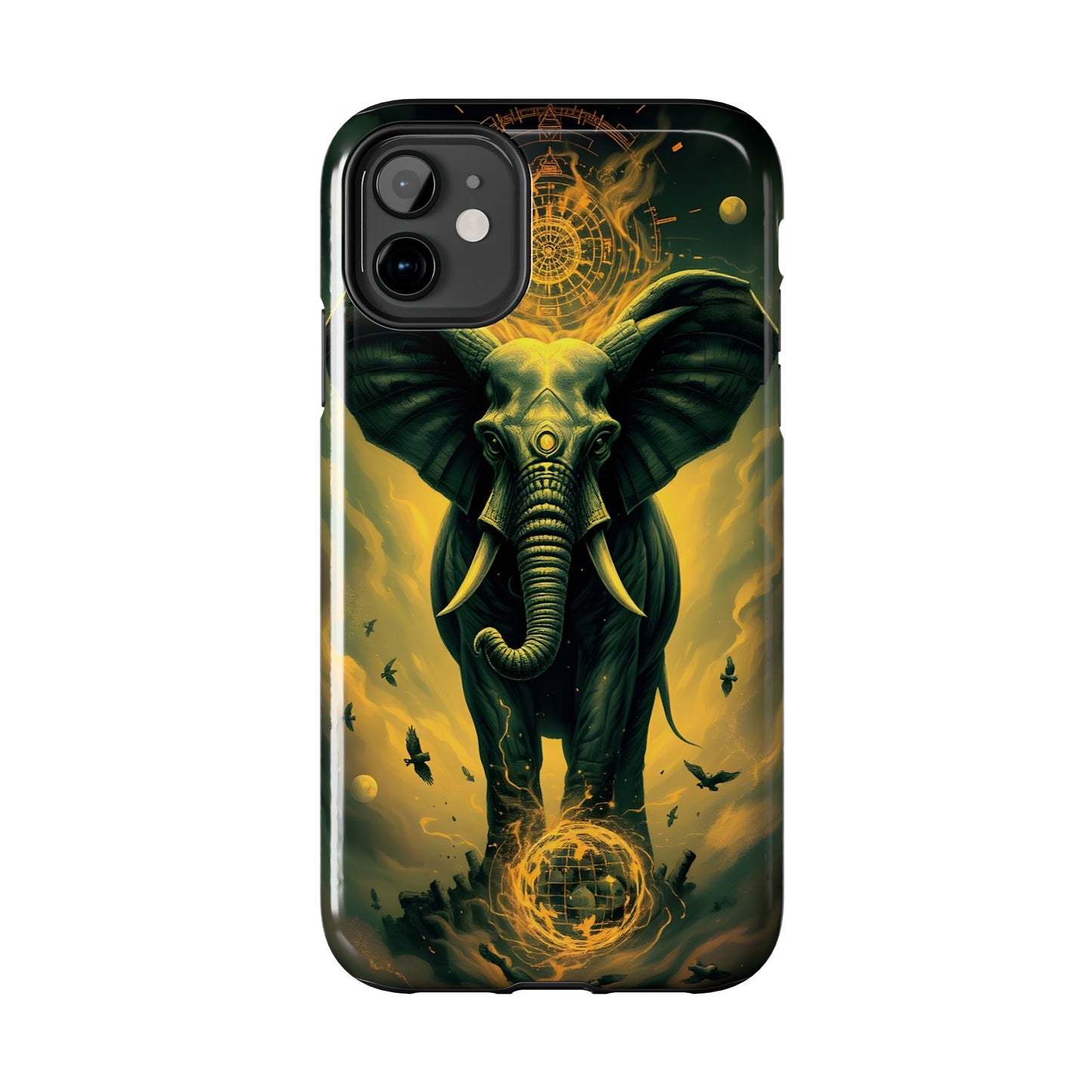 Majestic Elephant Clouds Tough Phone Case - Durable Protection with Bold Design - for iPhone
