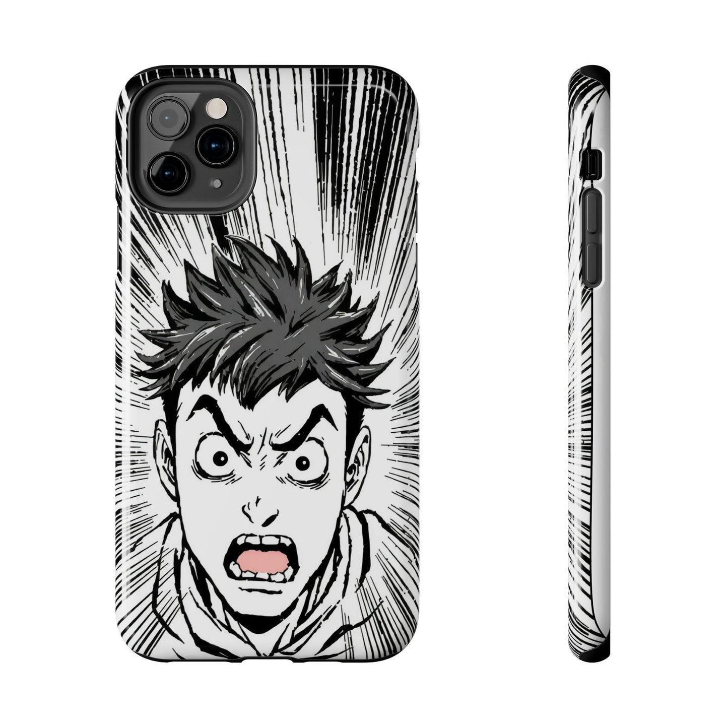 Intense Graphic Phone Case - Tough Design for Anime Fans