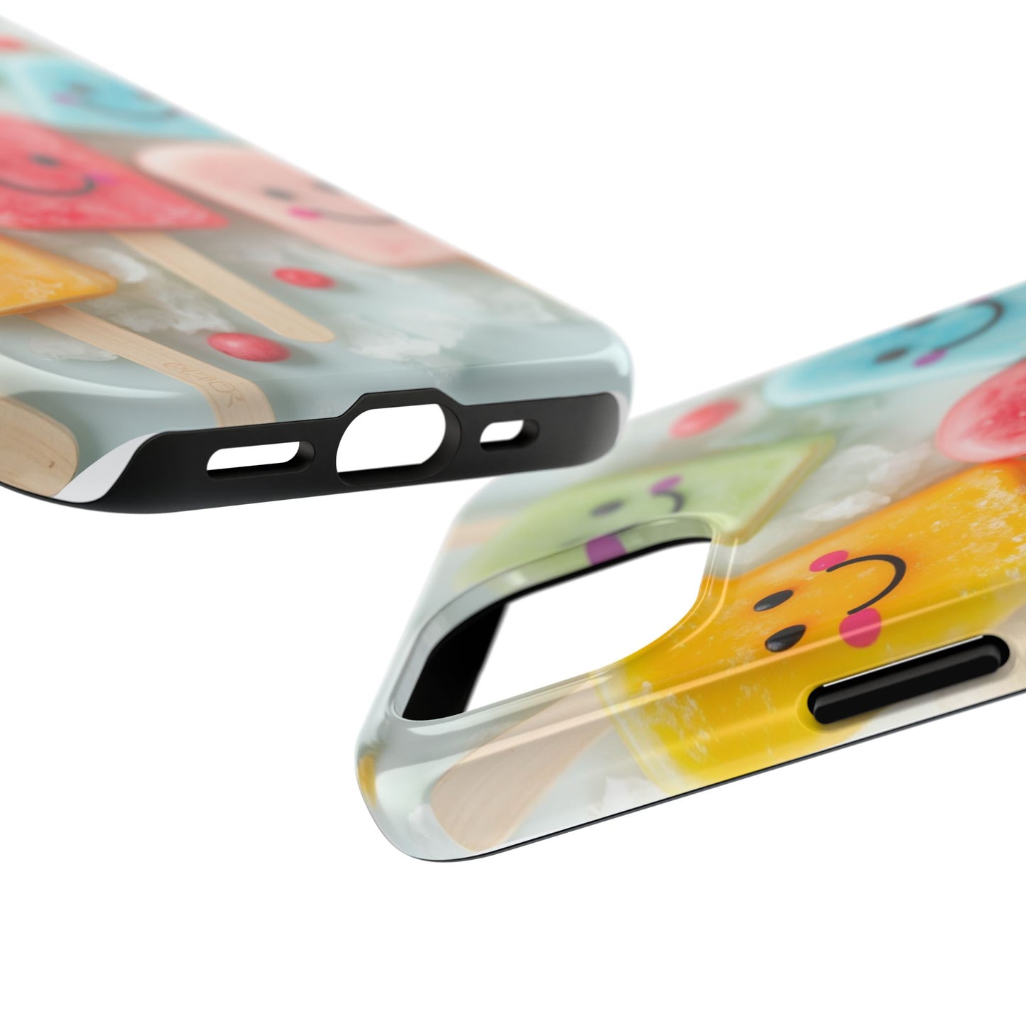 Cute Smile Popsicle Tough Phone Case - Fun Protection for Your Device