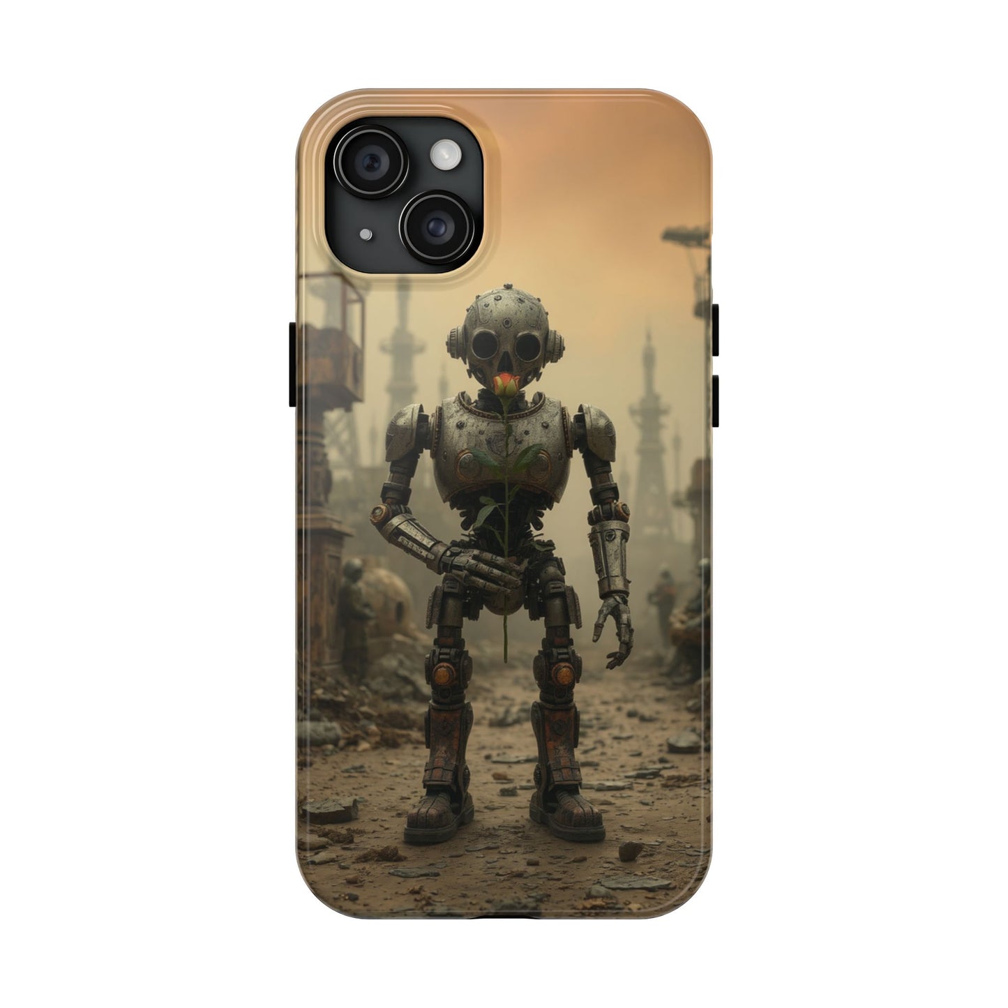Robotic Sentinel Tough Phone Case - Durable Protector for Sci-Fi Lovers