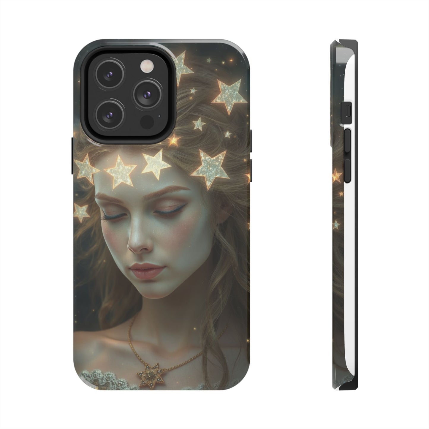 Celestial Dream Tough Phone Case - Artistic Starry Design for Style Enthusiasts