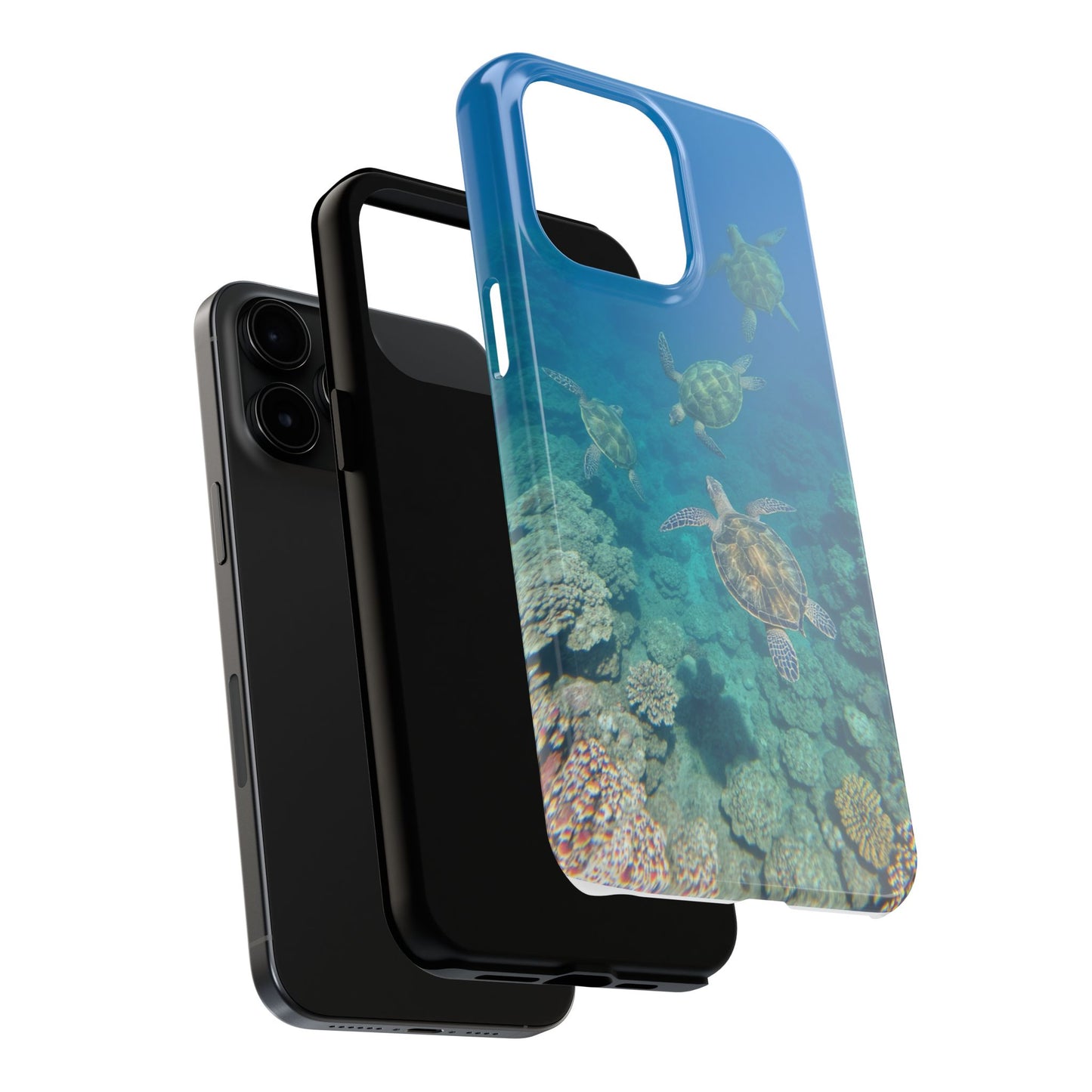 Ocean Turtle Tough Phone Cases - Durable Protection with Marine Art