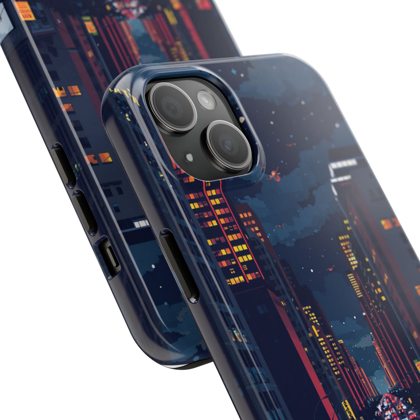 Urban Nightlife Tough Phone Case - Durable & Stylish Protection