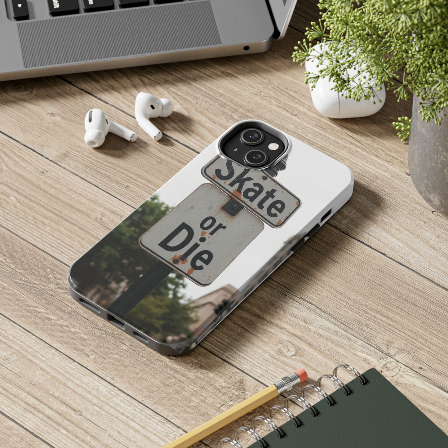 Skate or Die Tough Phone Case - Durable Protection for Skaters