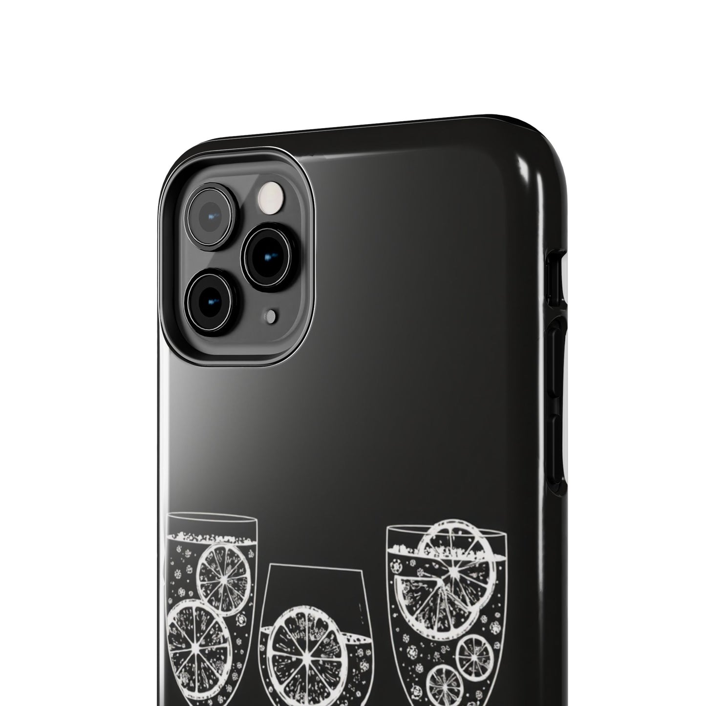 Stylish Tough Phone Cases with Citrus Glass Design, Protective Cases for Parties, Summer Events, and Everyday Use