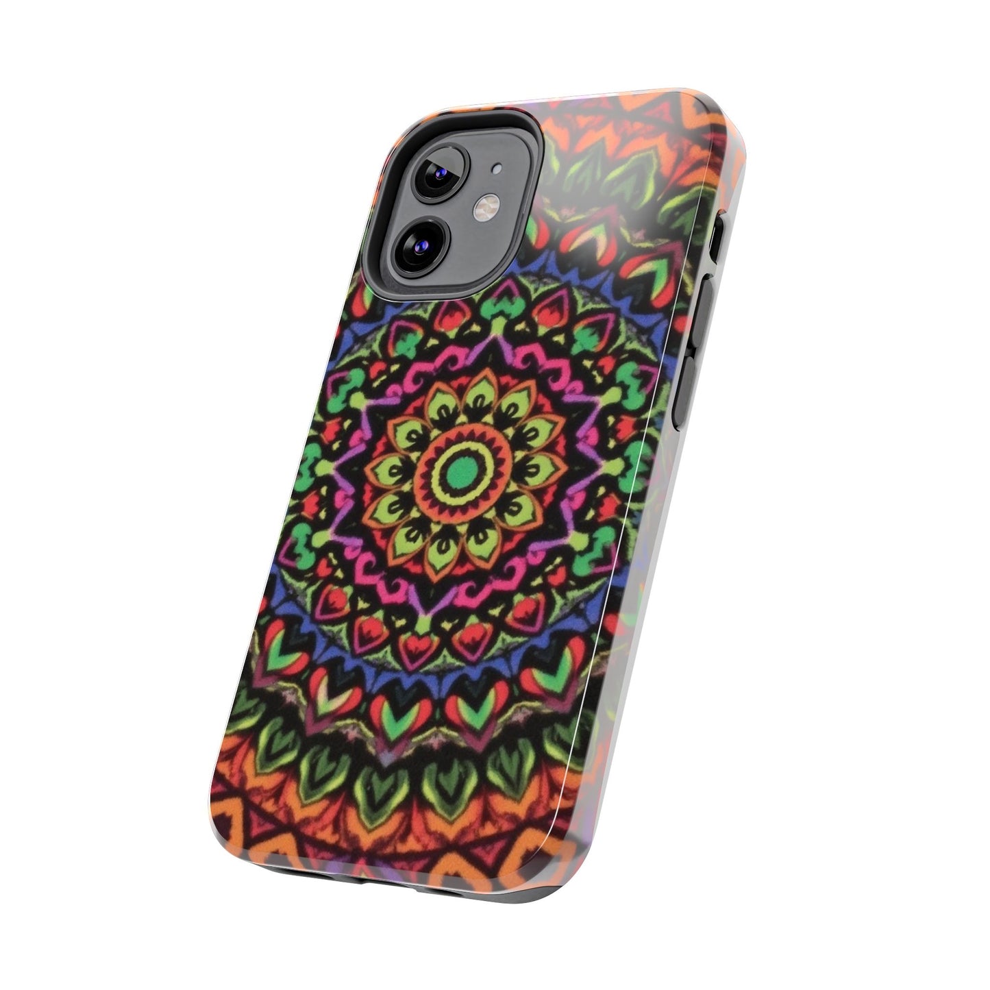 Colorful Mandala Tough Phone Case - Vibrant Designs for Trendy Protection - for iPhone
