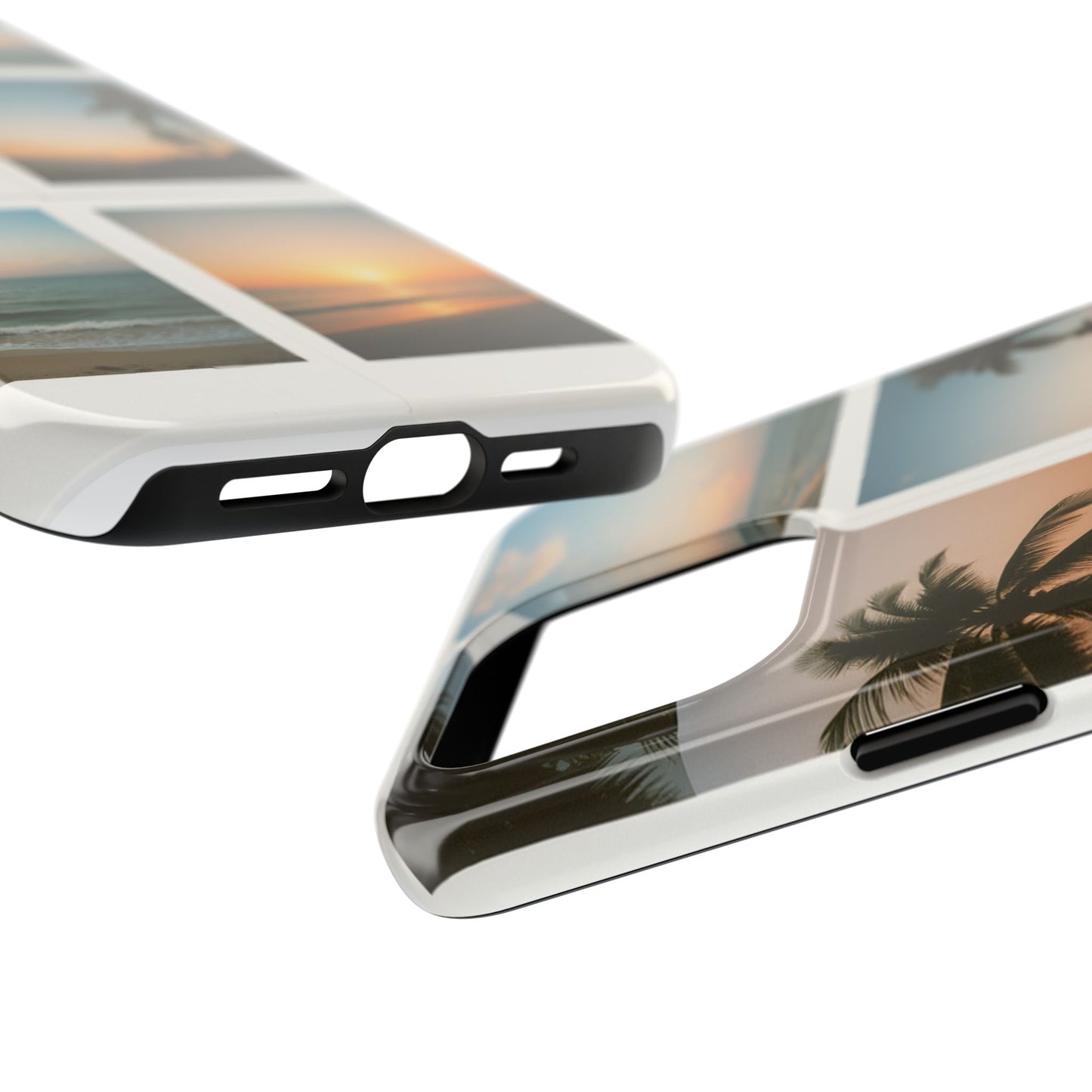Tropical Sunset Tough Phone Case - Beach Vibes for Summer Adventures