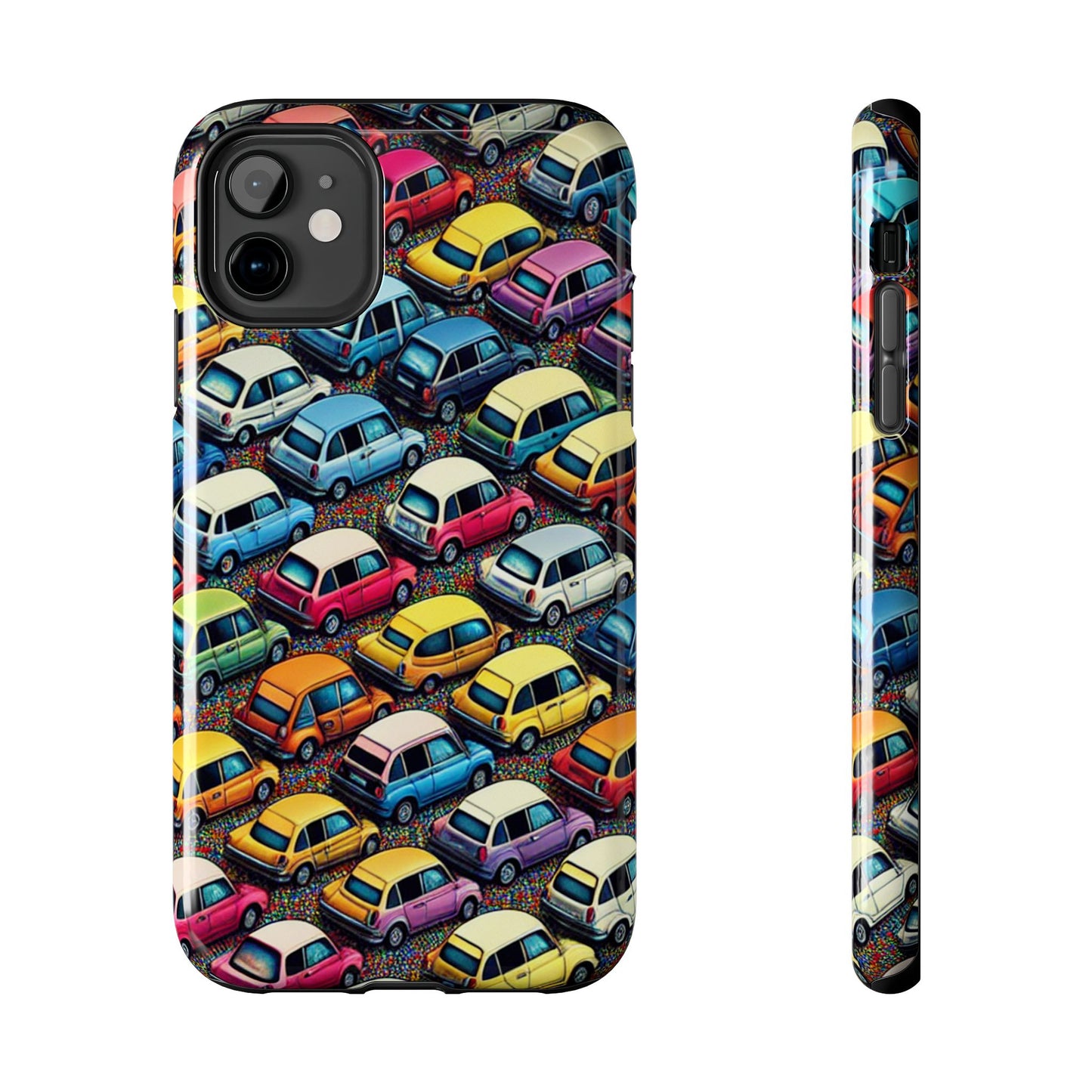 Car Phone Case - City Traffic Pattern Design - for iPhone
