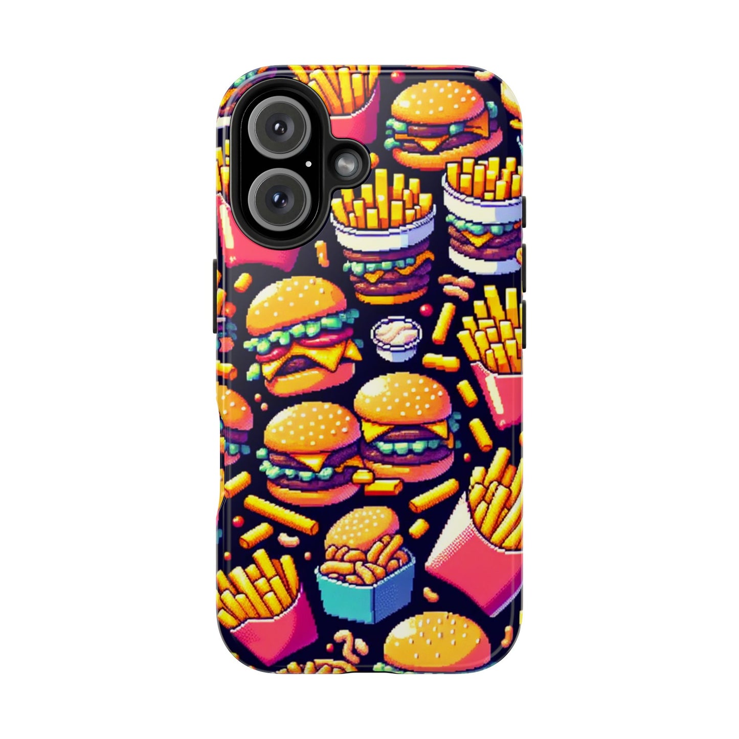 Retro Fast Food Phone Case - Tough and Durable - for iPhone