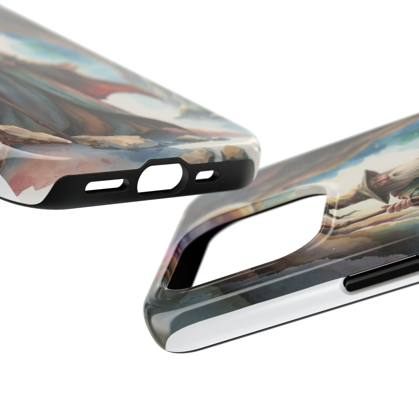 Magical Wizard Phone Case - Tough, Durable Phone Cover for Fantasy Lovers, Geek Gift, Unique Design, Celestial Phone Accessory