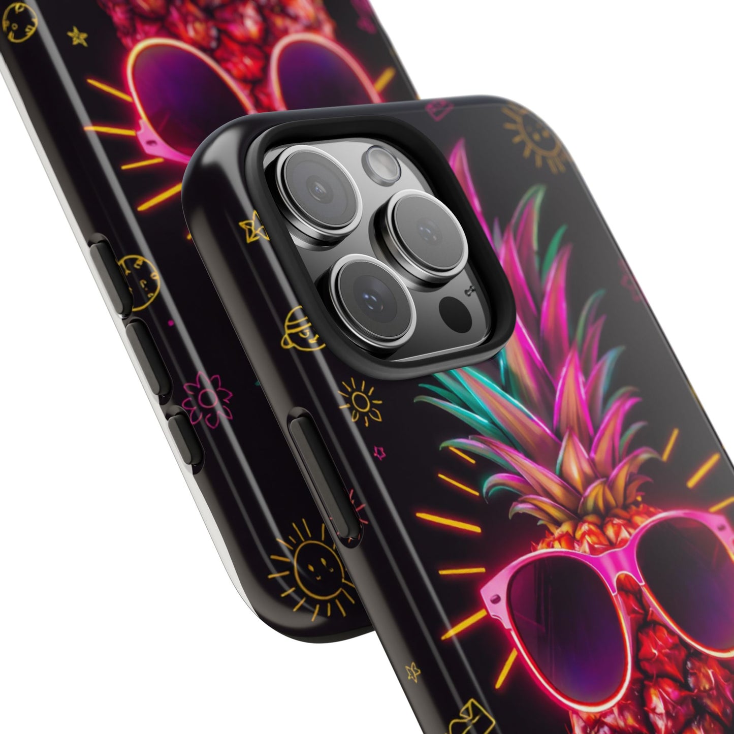 Tough Pineapple Phone Case - Cool, Vibrant Design Perfect for Summer Vibes