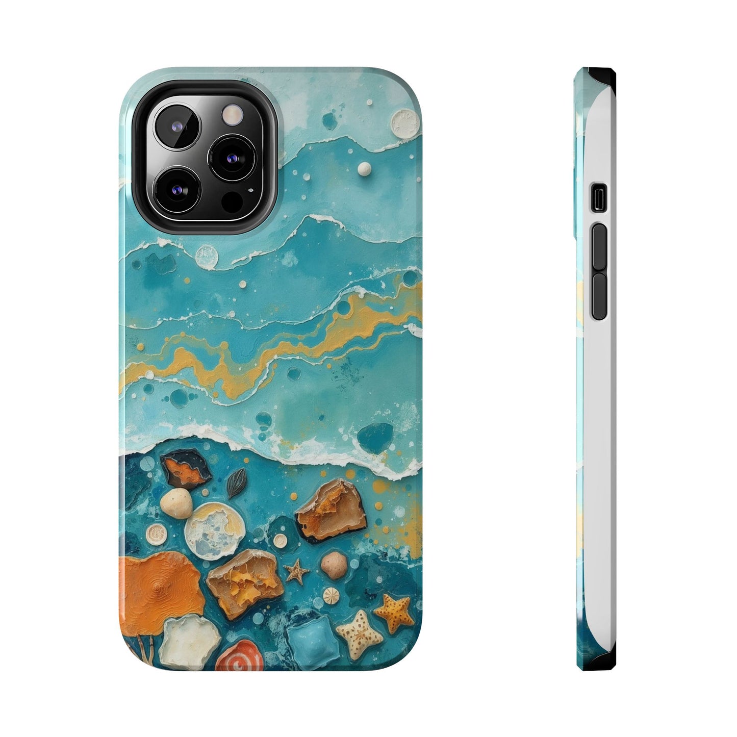 Ocean-Inspired Tough Phone Cases - Coastal Beach Vibe, Easy Accessory for Beach Lovers