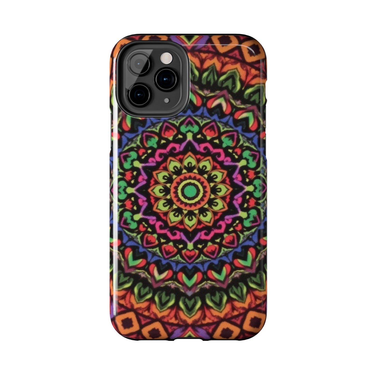 Colorful Mandala Tough Phone Case - Vibrant Designs for Trendy Protection - for iPhone