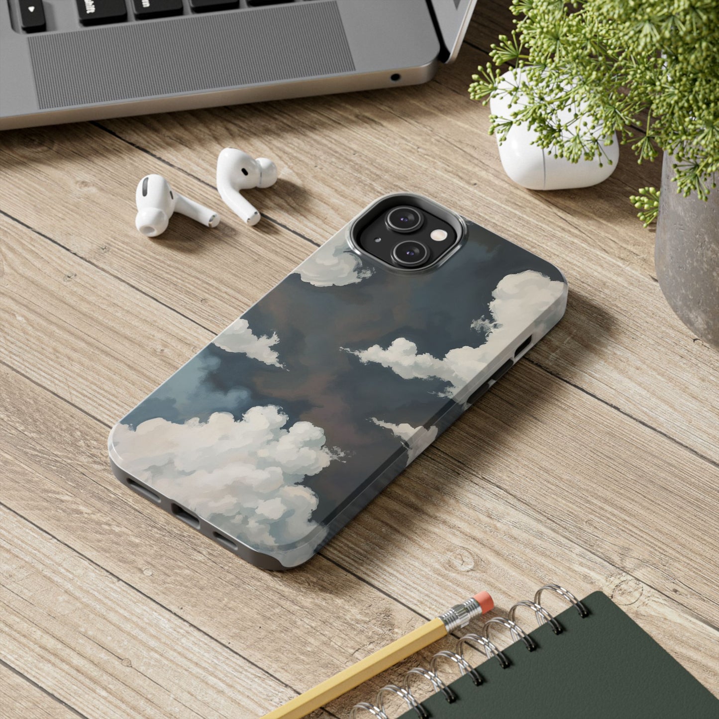 Sky Cloud Phone Case, Tough iPhone Cover, Aesthetic Tech Accessories, Gift for Him/Her, Unique Cell Phone Protectors
