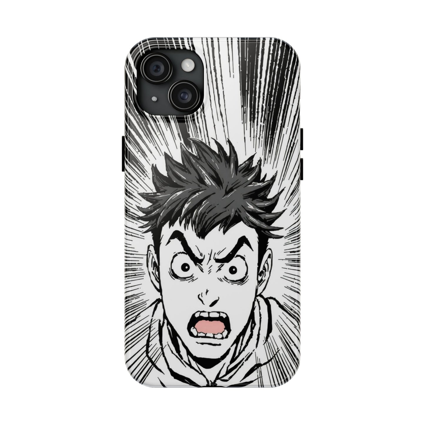 Intense Graphic Phone Case - Tough Design for Anime Fans