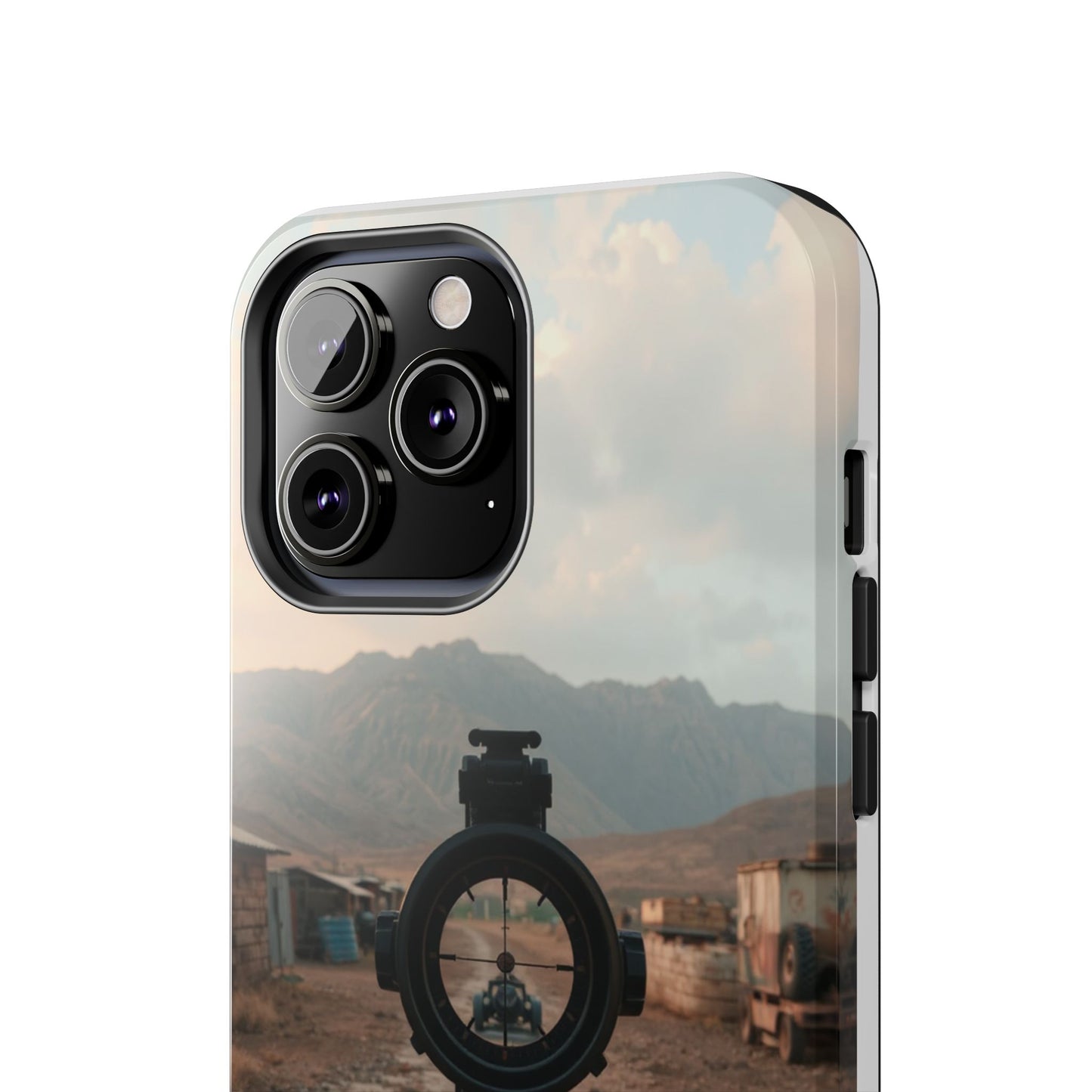 Tough Phone Case - Military Inspired Design with Sniper Scope