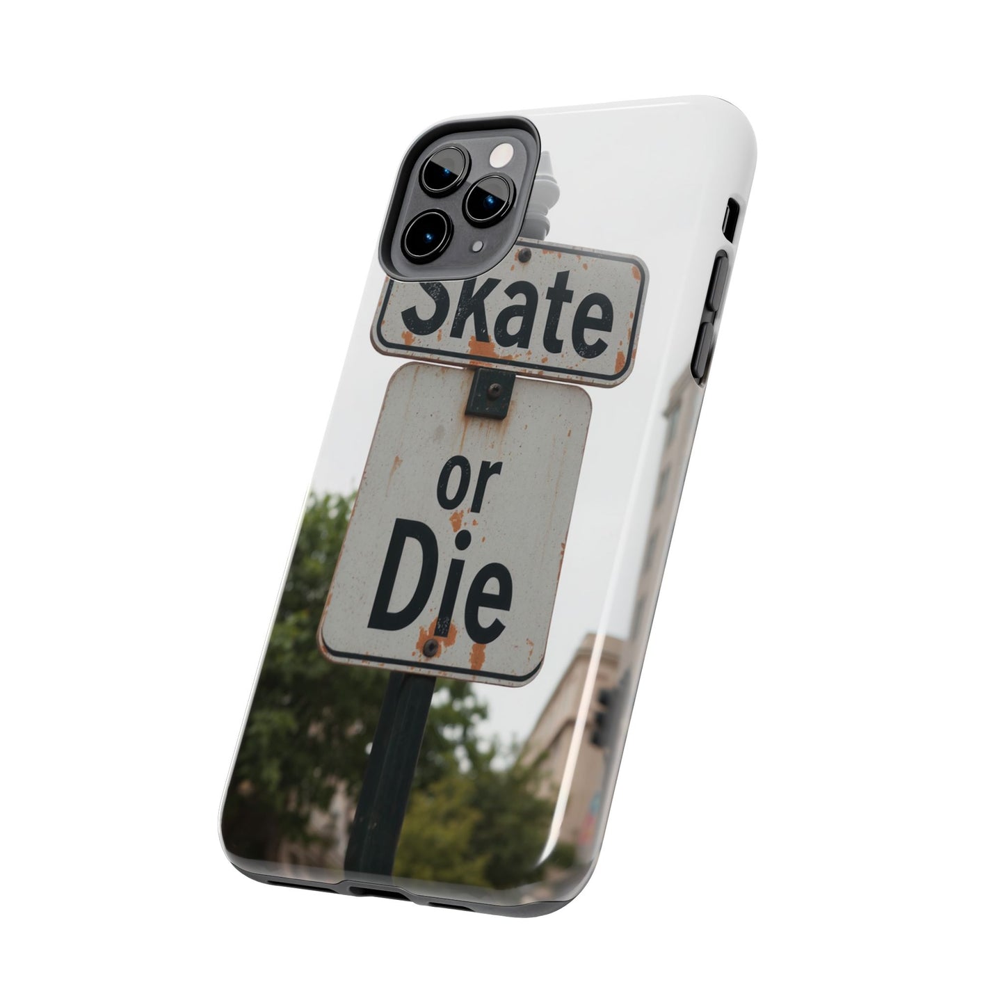 Skate or Die Tough Phone Case - Durable Protection for Skaters