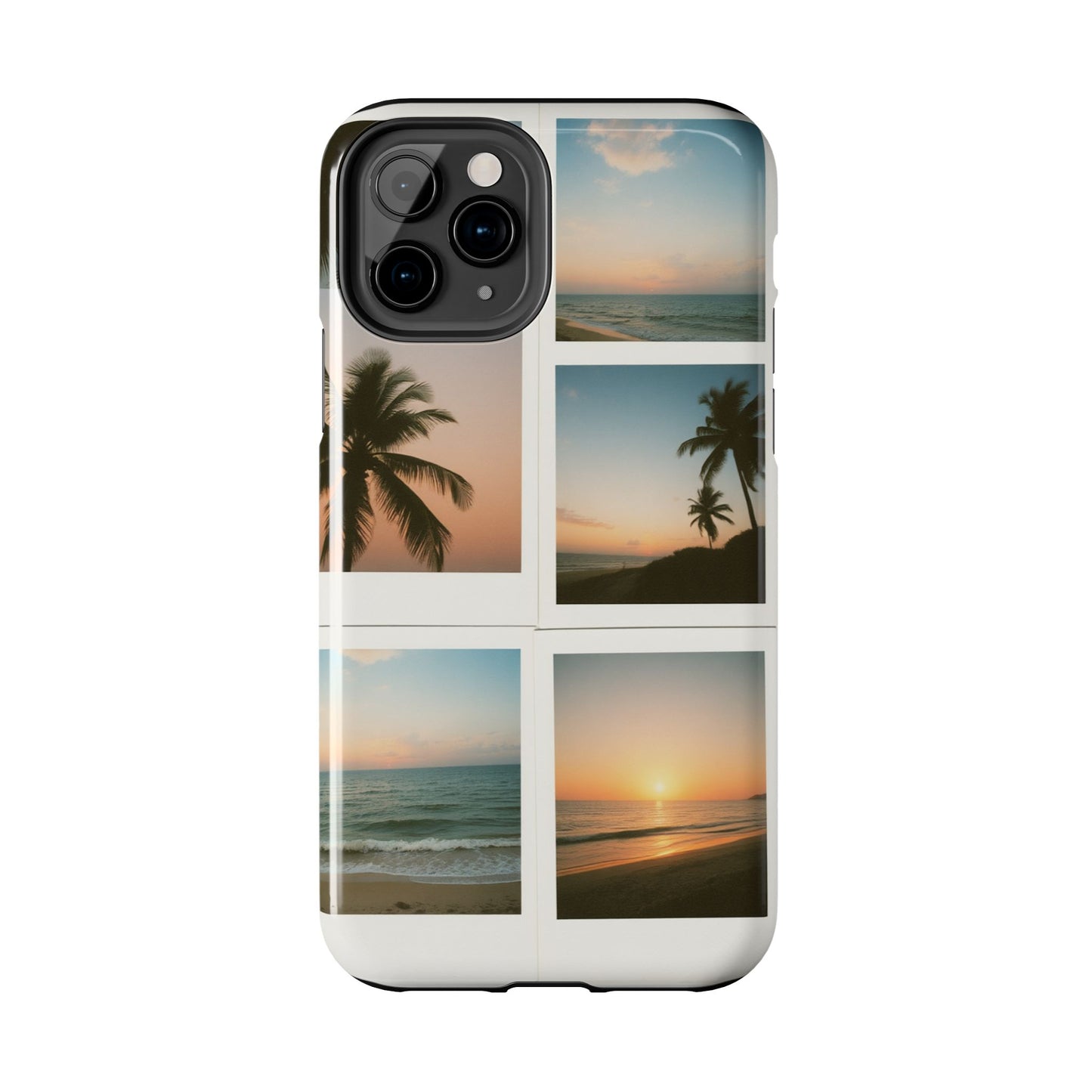 Tropical Sunset Tough Phone Case - Beach Vibes for Summer Adventures