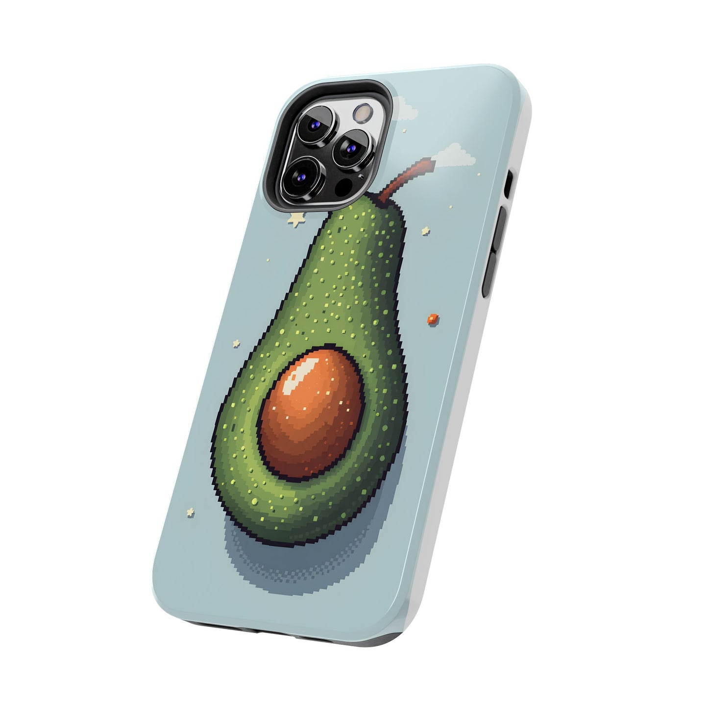 Pixel Avocado Tough Phone Case - Perfect for Foodies & Nature Lovers - for iPhone