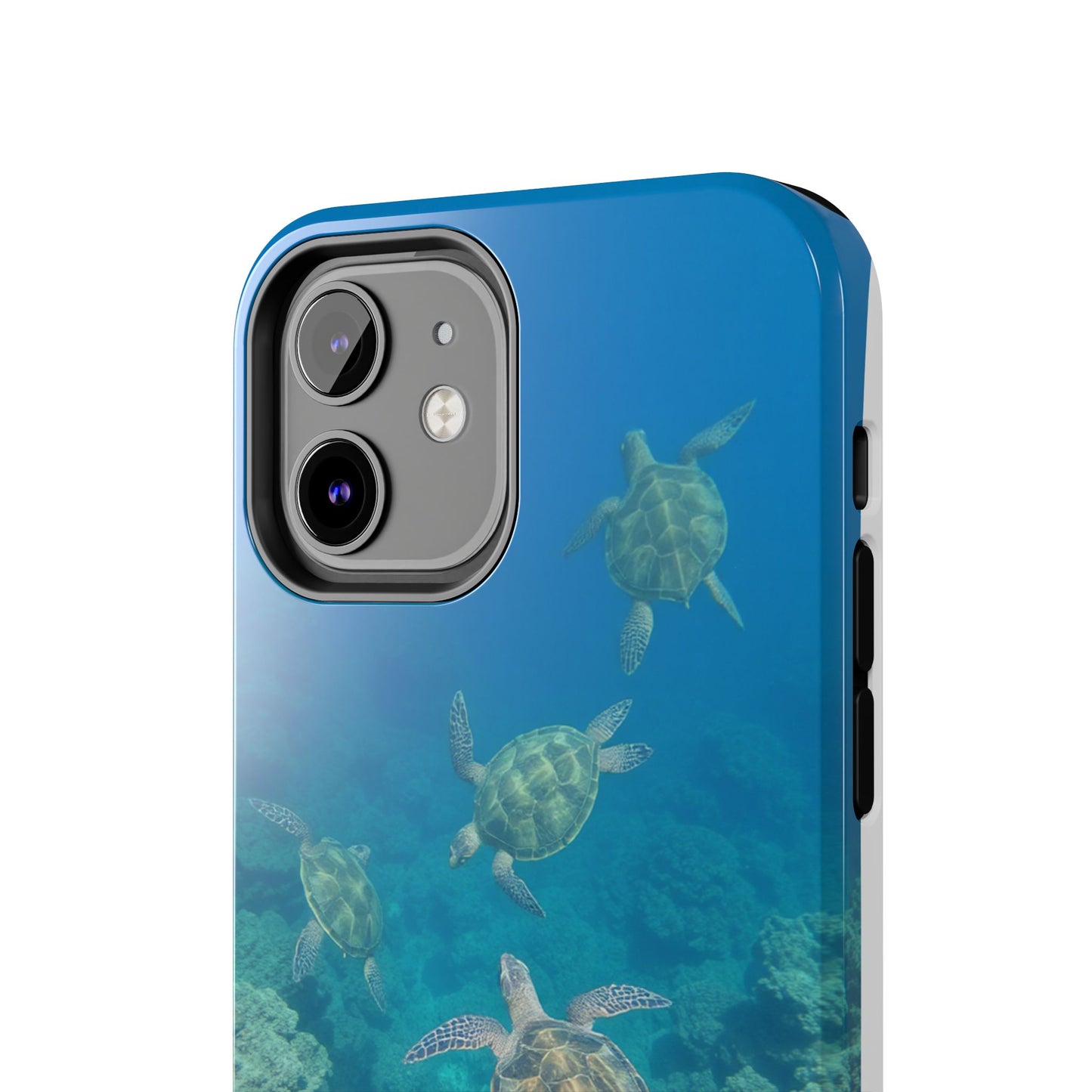 Ocean Turtle Tough Phone Cases - Durable Protection with Marine Art