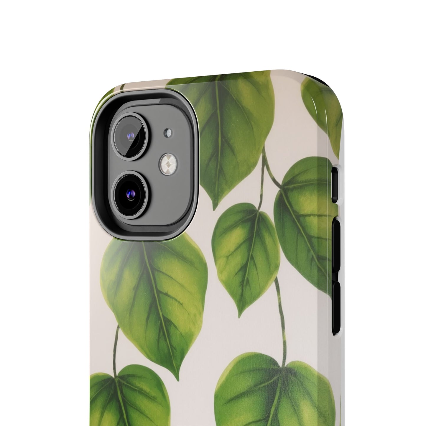 Tough Phone Cases with Green Leaf Design | Eco-Friendly Protection for Nature Lovers