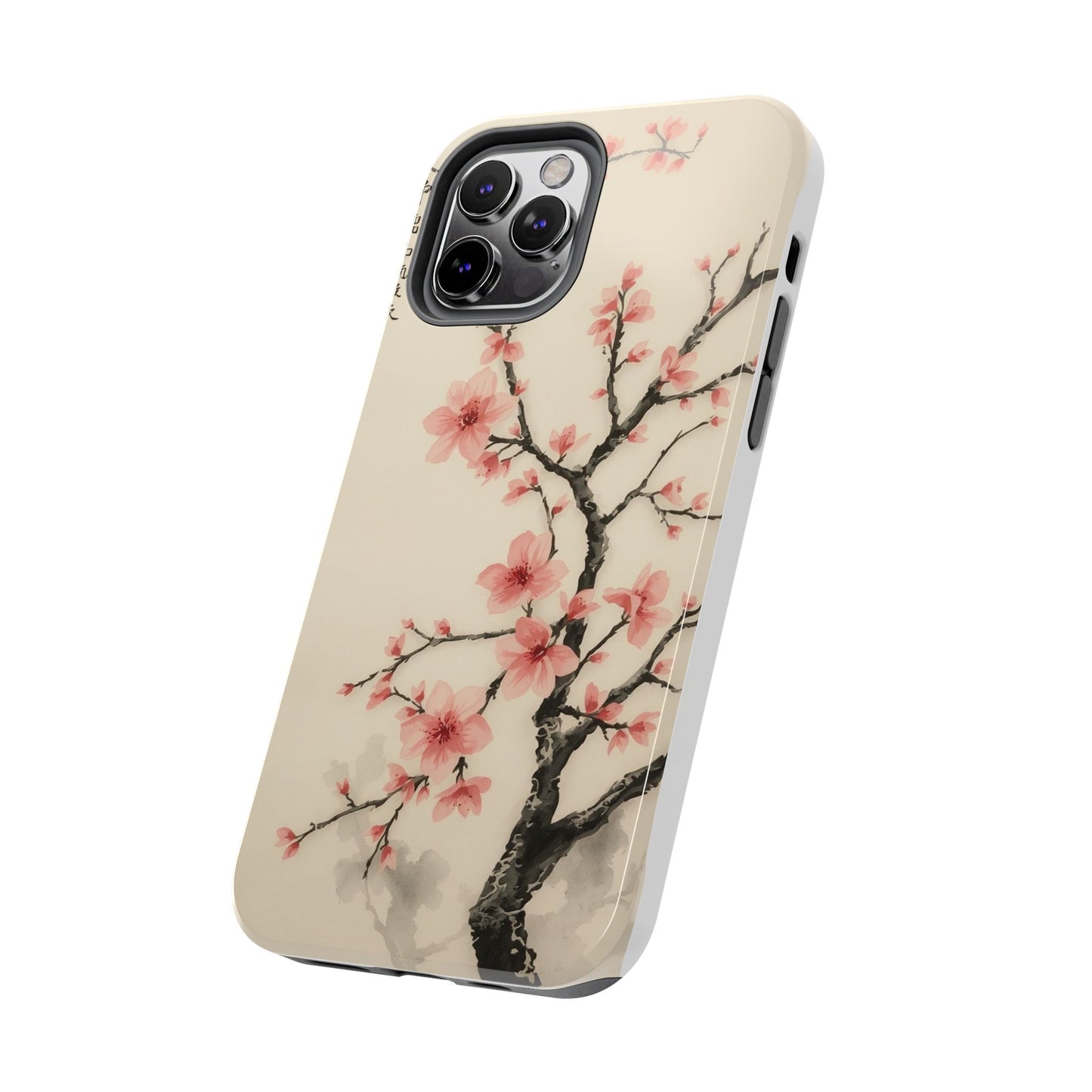 Cherry Blossom Tough Phone Case - Stylish Protection for Nature Lovers