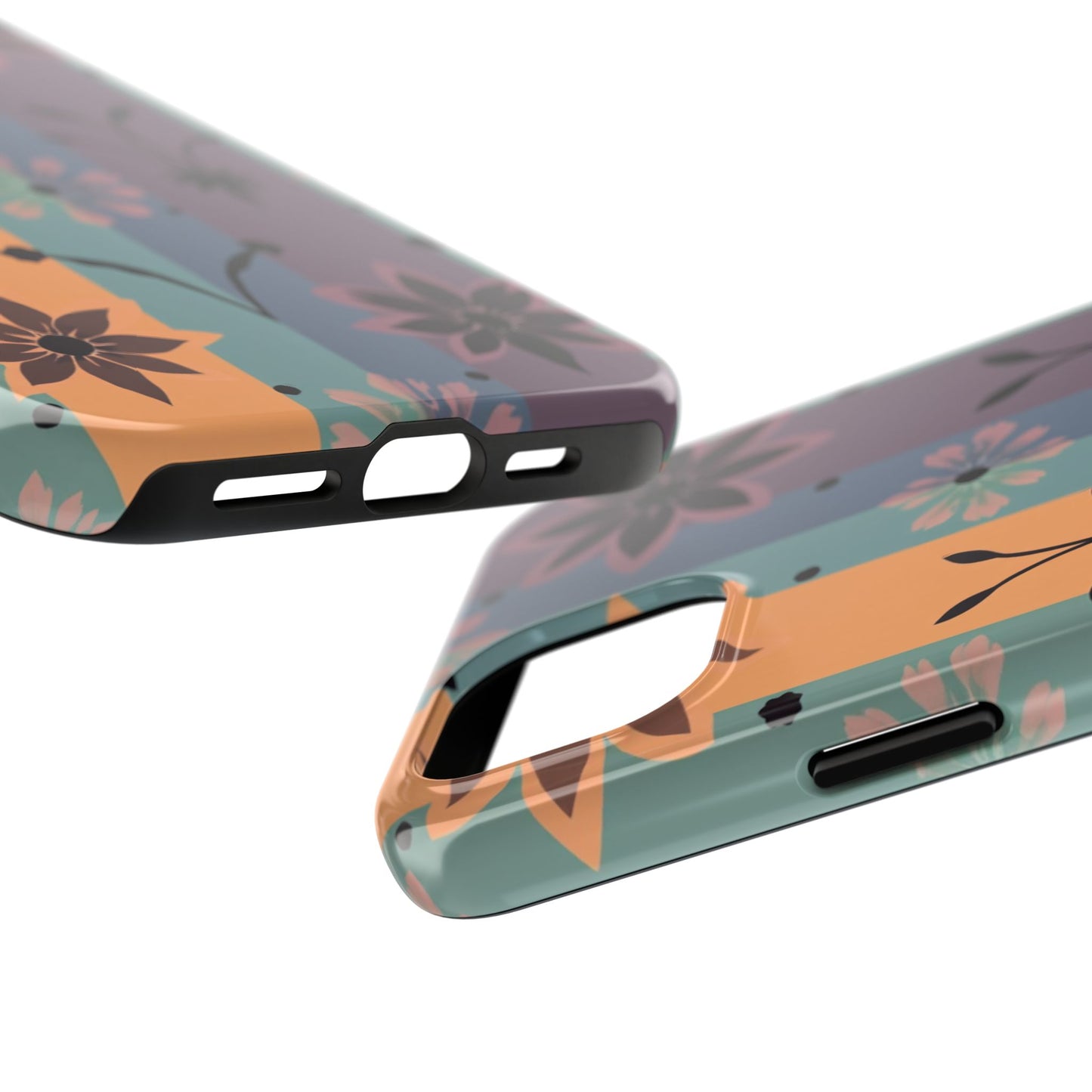 Boho Floral Tough Phone Cases - Durable & Stylish Protection - for iPhone