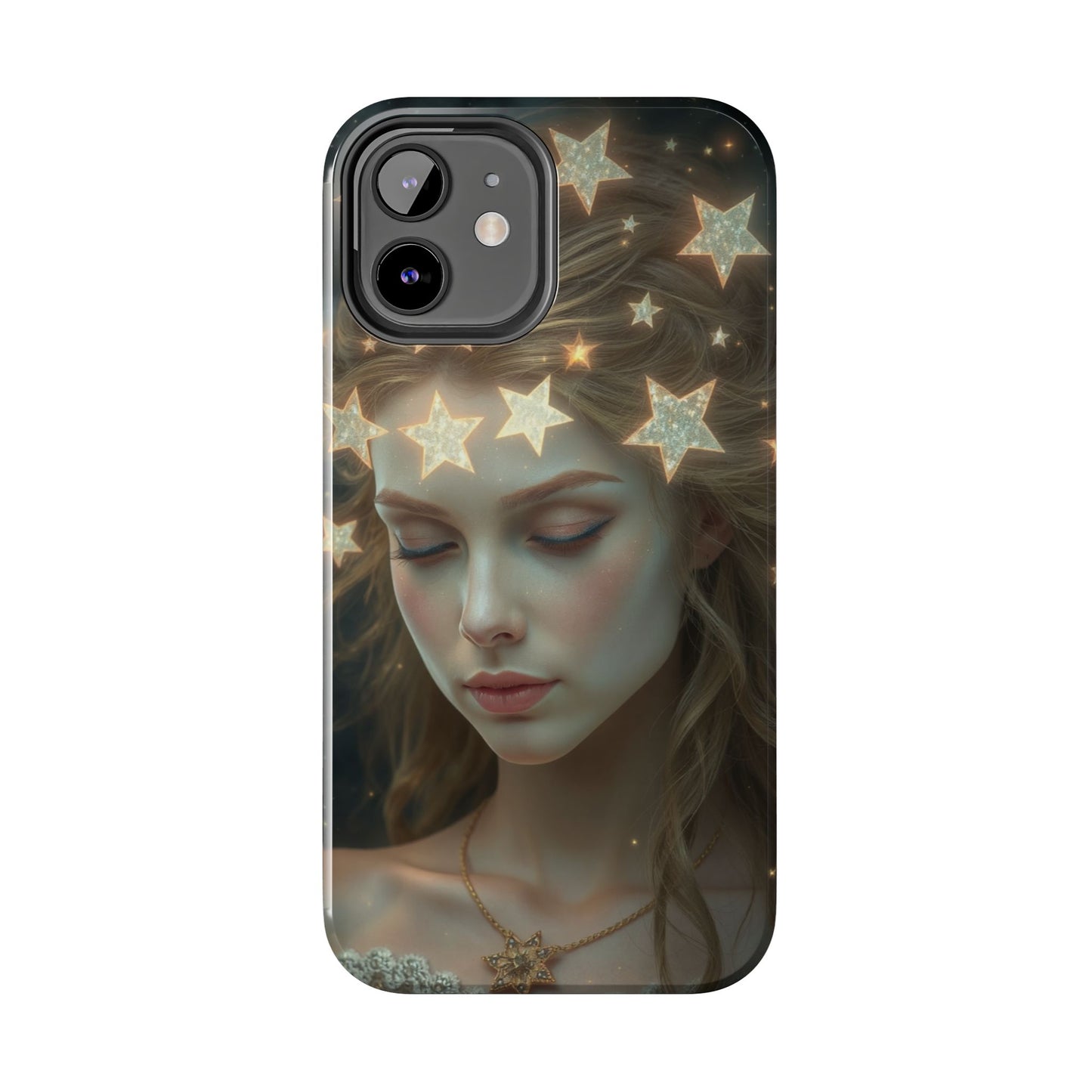 Celestial Dream Tough Phone Case - Artistic Starry Design for Style Enthusiasts