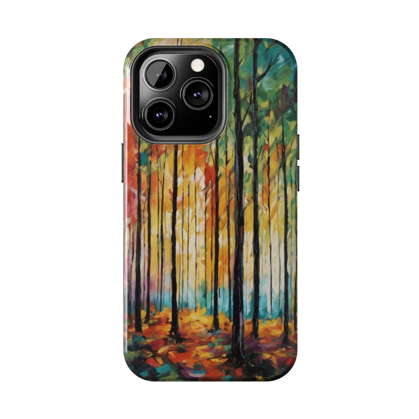 Autumn Forest Tough Phone Case - Colorful Nature Design - for iPhone