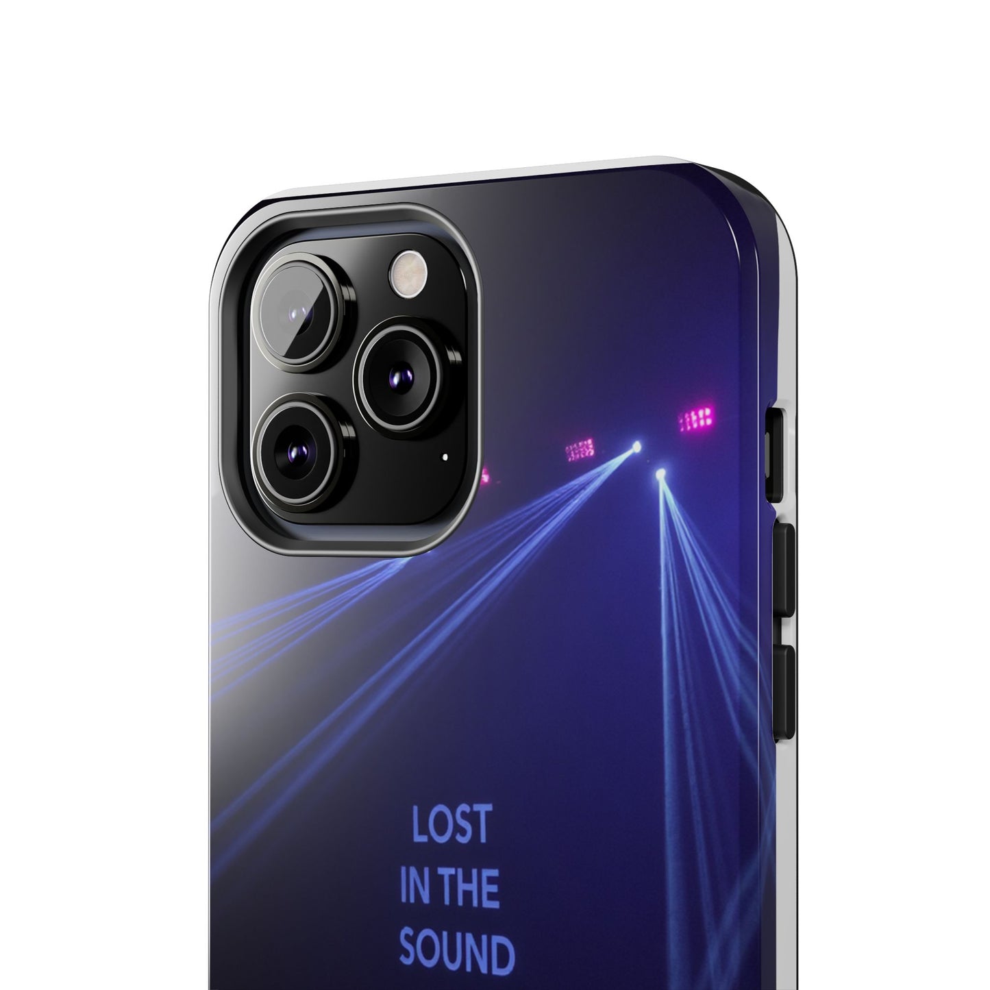 Vibrant Tough Phone Case - 'Lost in the Sound' Design for Music Lovers