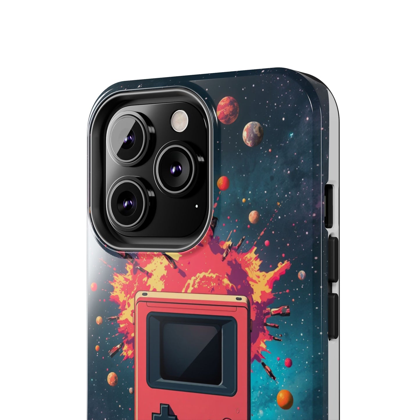 Retro Gaming Tough Phone Case - Space Adventure Design