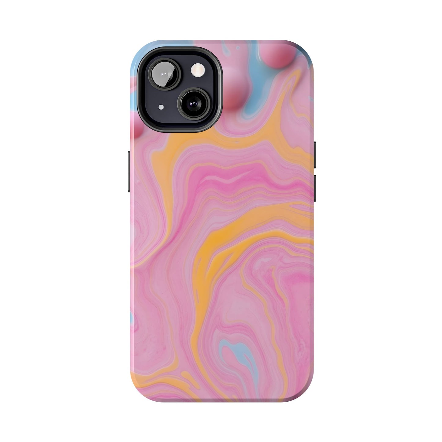 Liquid Candy Abstract Tough Phone Case - Durable Protection with Artistic Design - for iPhone