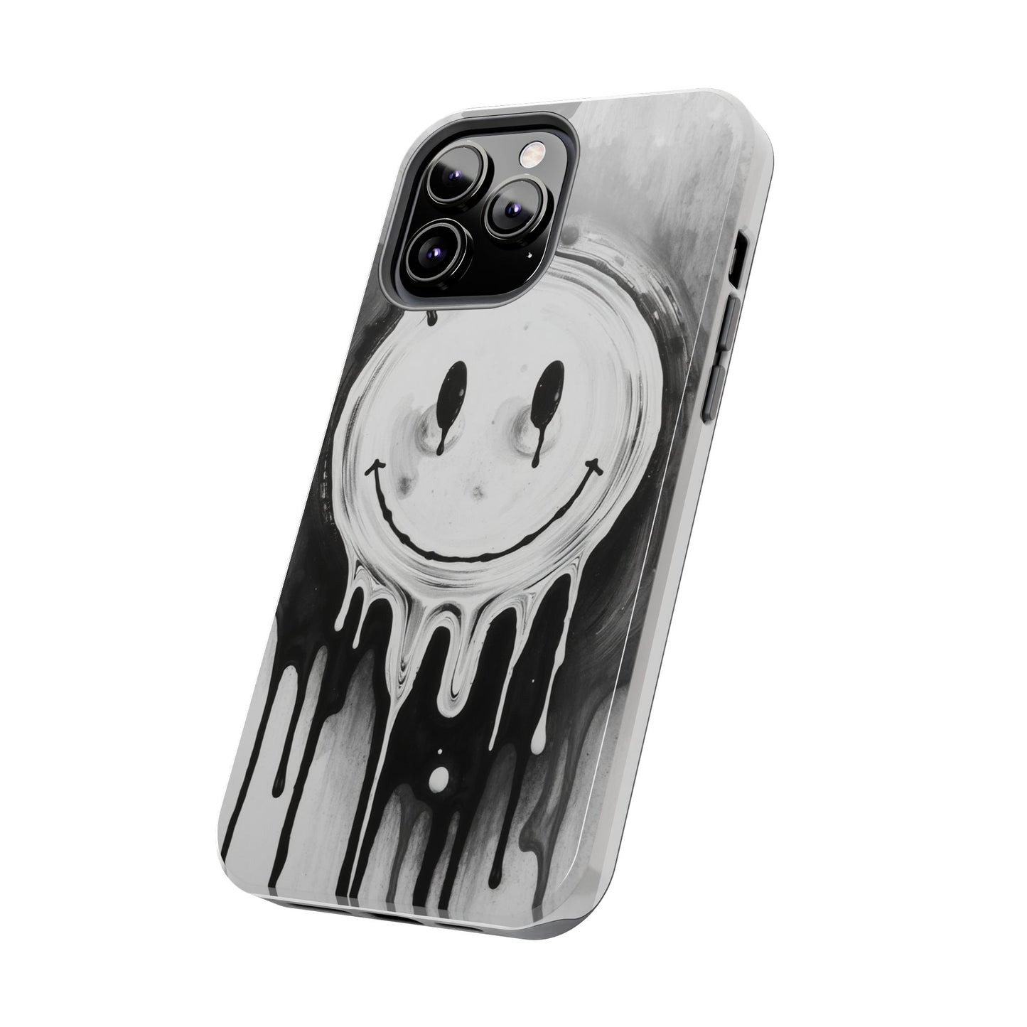Dripping Smiley Tough Phone Case - Stylish & Durable Protection
