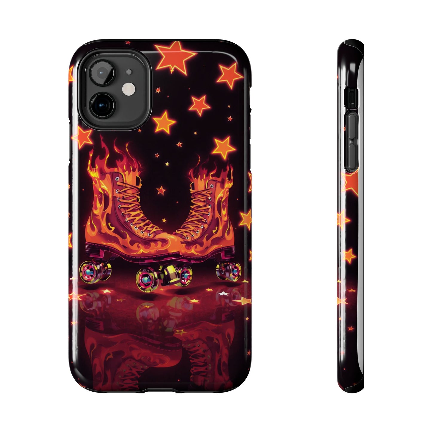 Retro Roller Skates Tough Phone Case - Stylish & Durable