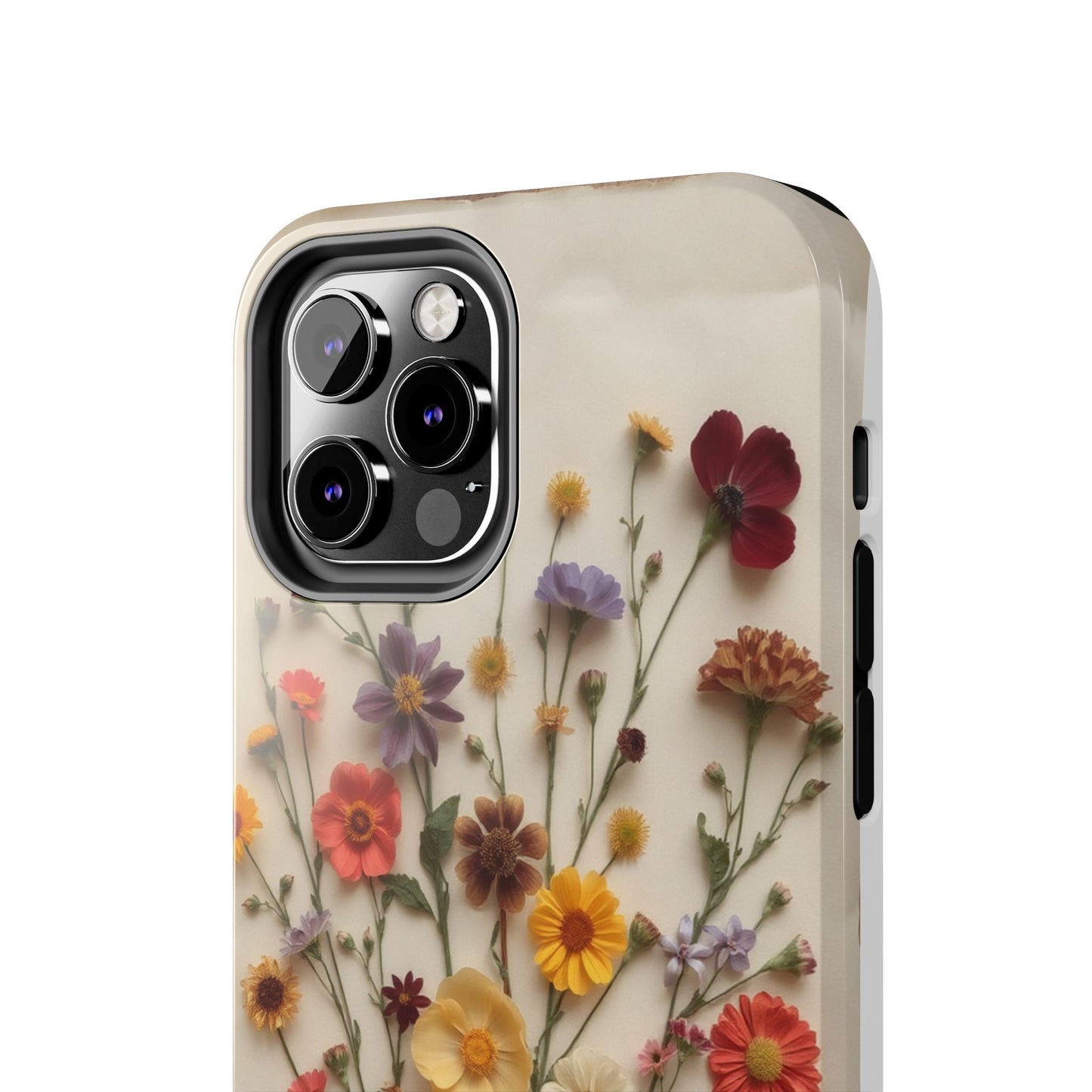 Floral Tough Phone Case - Durable Protection with Nature-Inspired Design