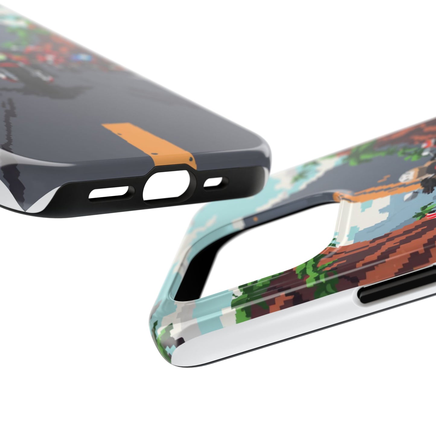 Retro Biker Tough Phone Case - Perfect for Motorcycle Lovers