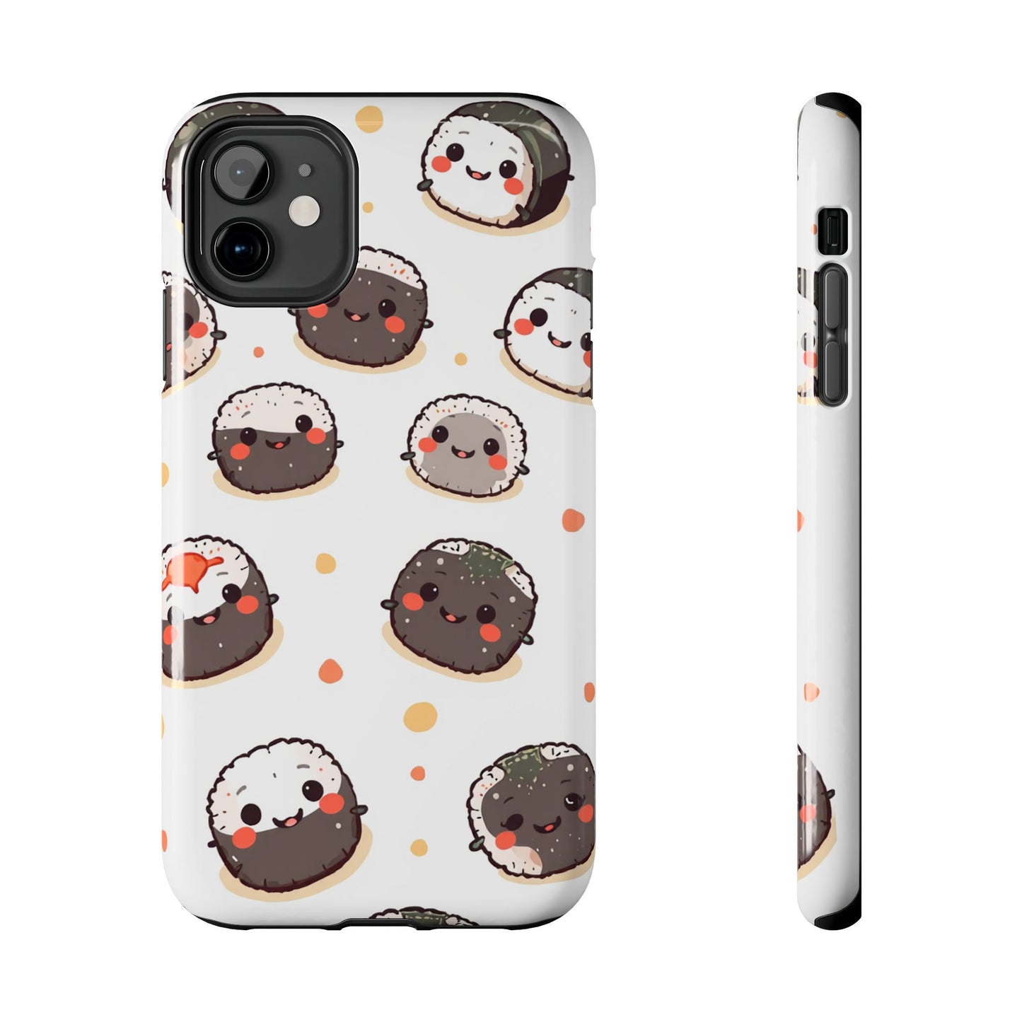Cute Sushi Tough Phone Case - Kawaii Design for Food Lovers