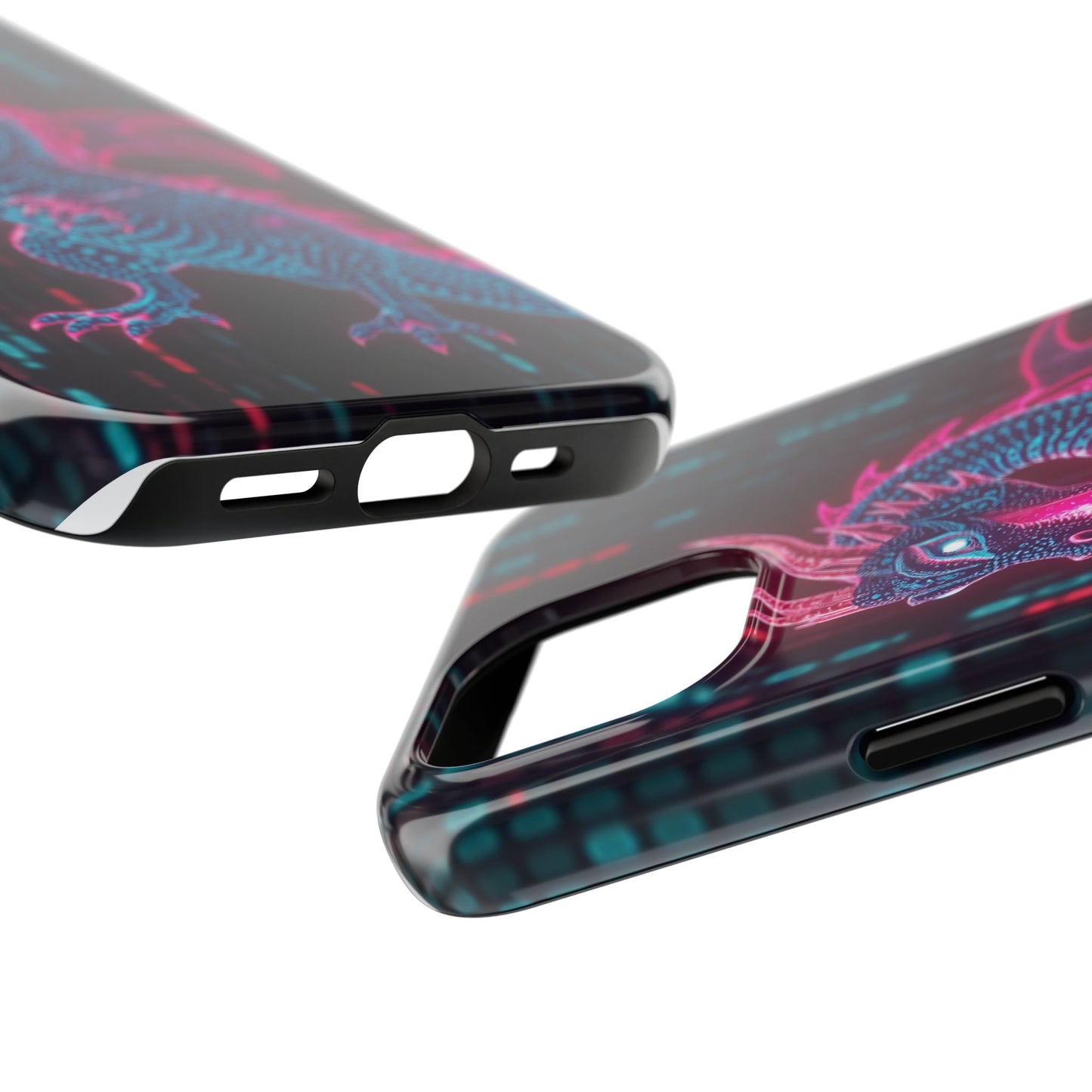Electrifying Dragon Phone Case - Tough, Stylish Protection for Fantasy Lovers