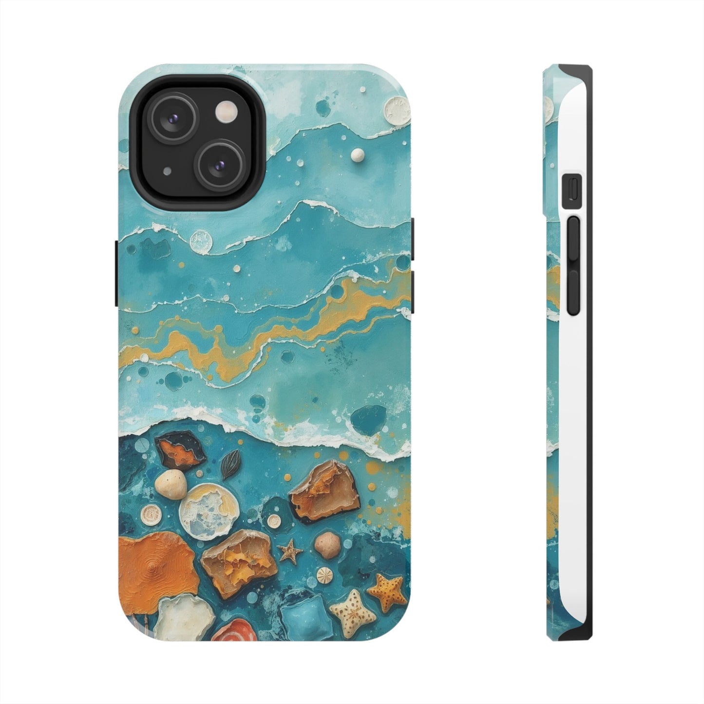 Ocean-Inspired Tough Phone Cases - Coastal Beach Vibe, Easy Accessory for Beach Lovers