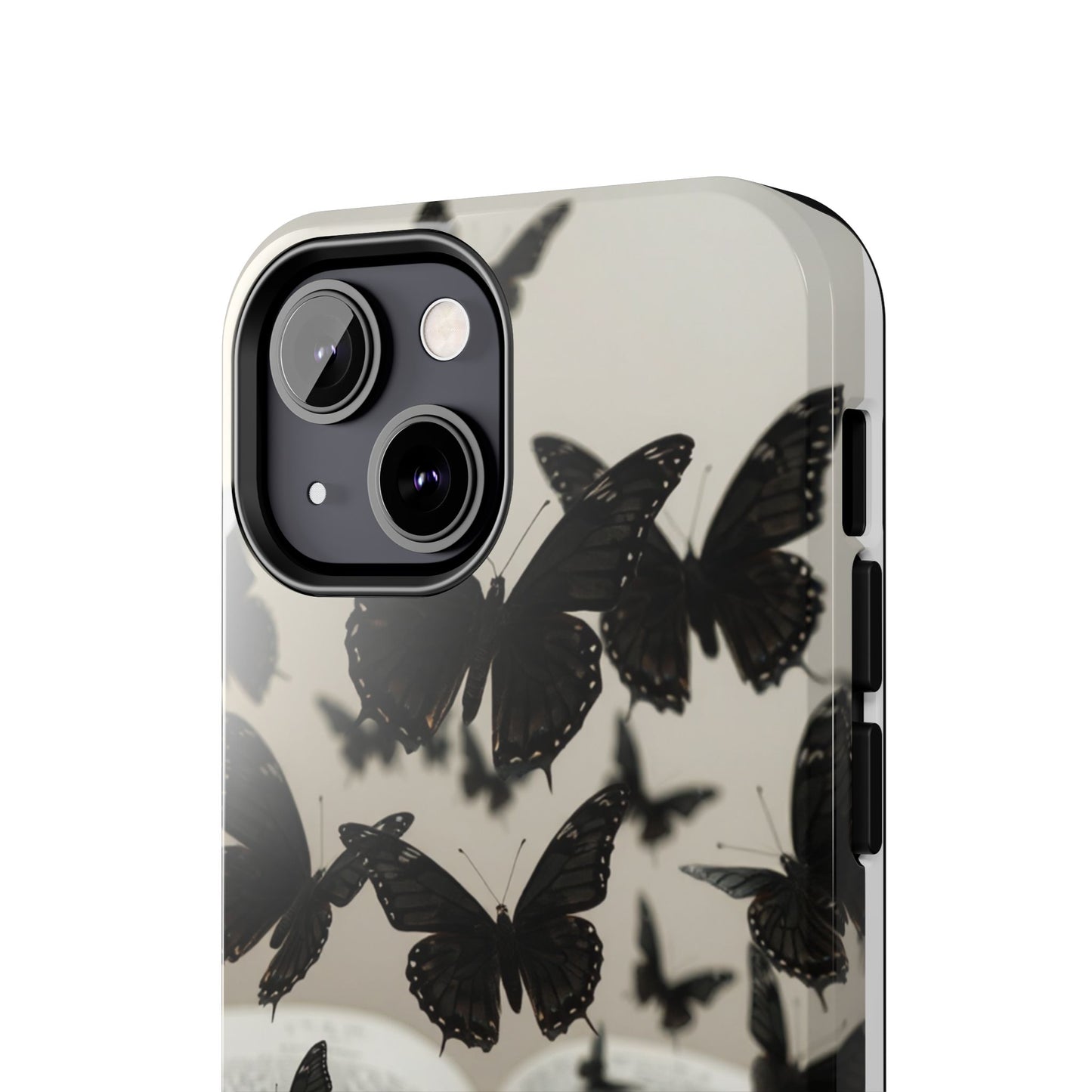 Butterfly Magic Tough Phone Case - Literary Design for Book Lovers