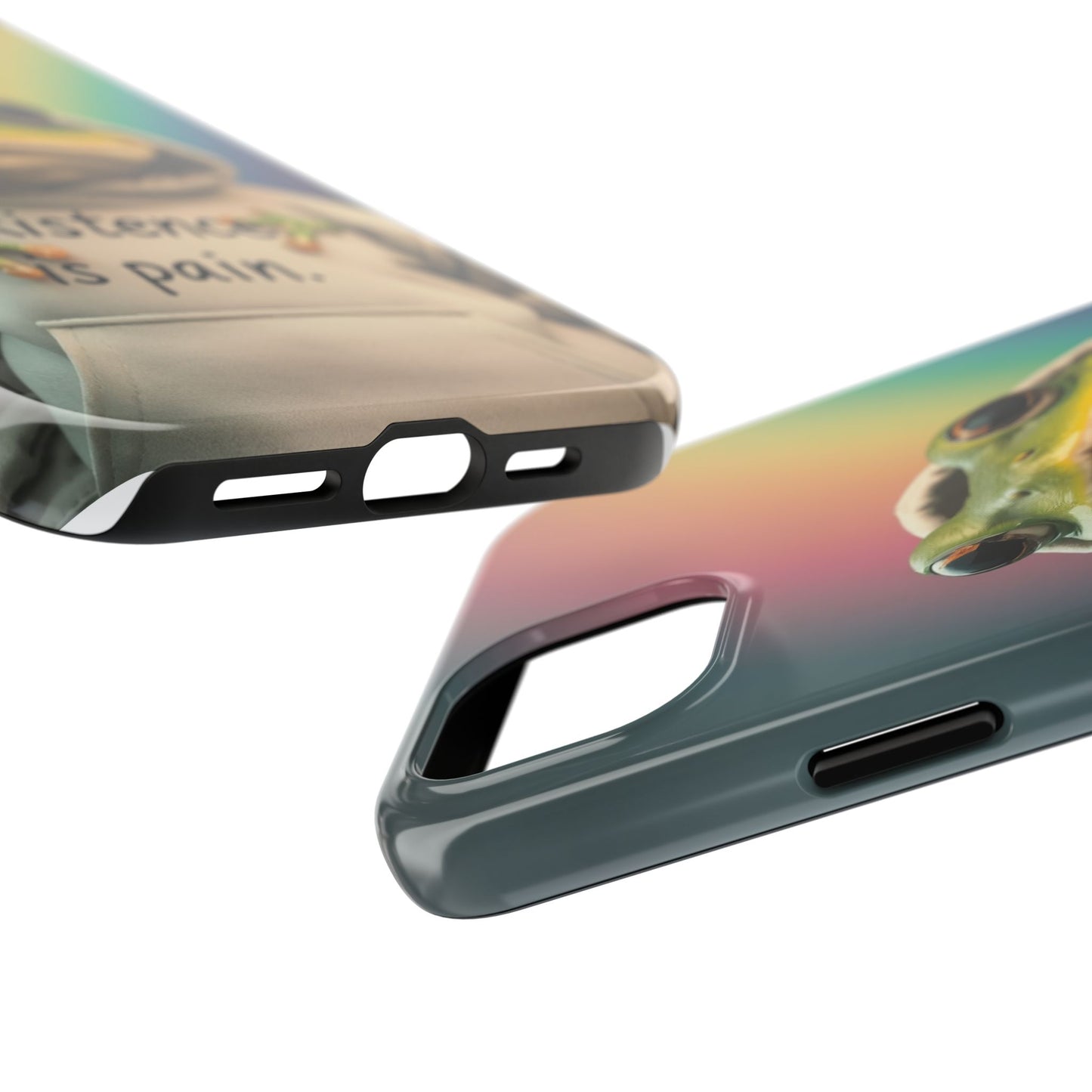 Existence is Pain Frog Phone Case - Tough & Stylish