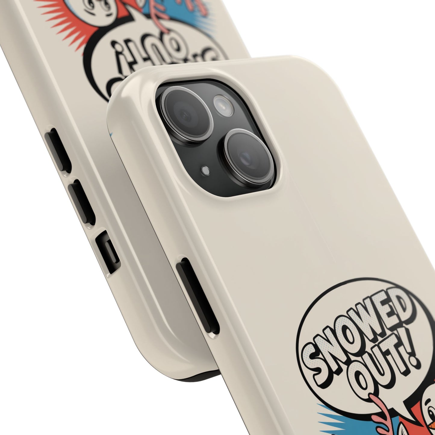 Snowman & Reindeer Tough Phone Case - Snowed Out Holiday Design