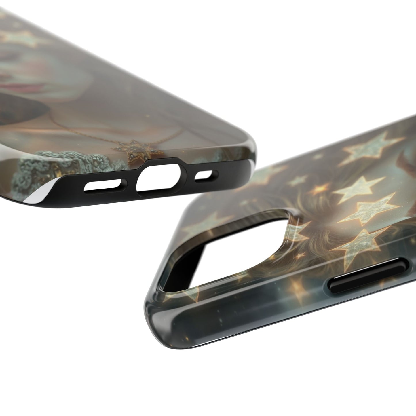 Celestial Dream Tough Phone Case - Artistic Starry Design for Style Enthusiasts