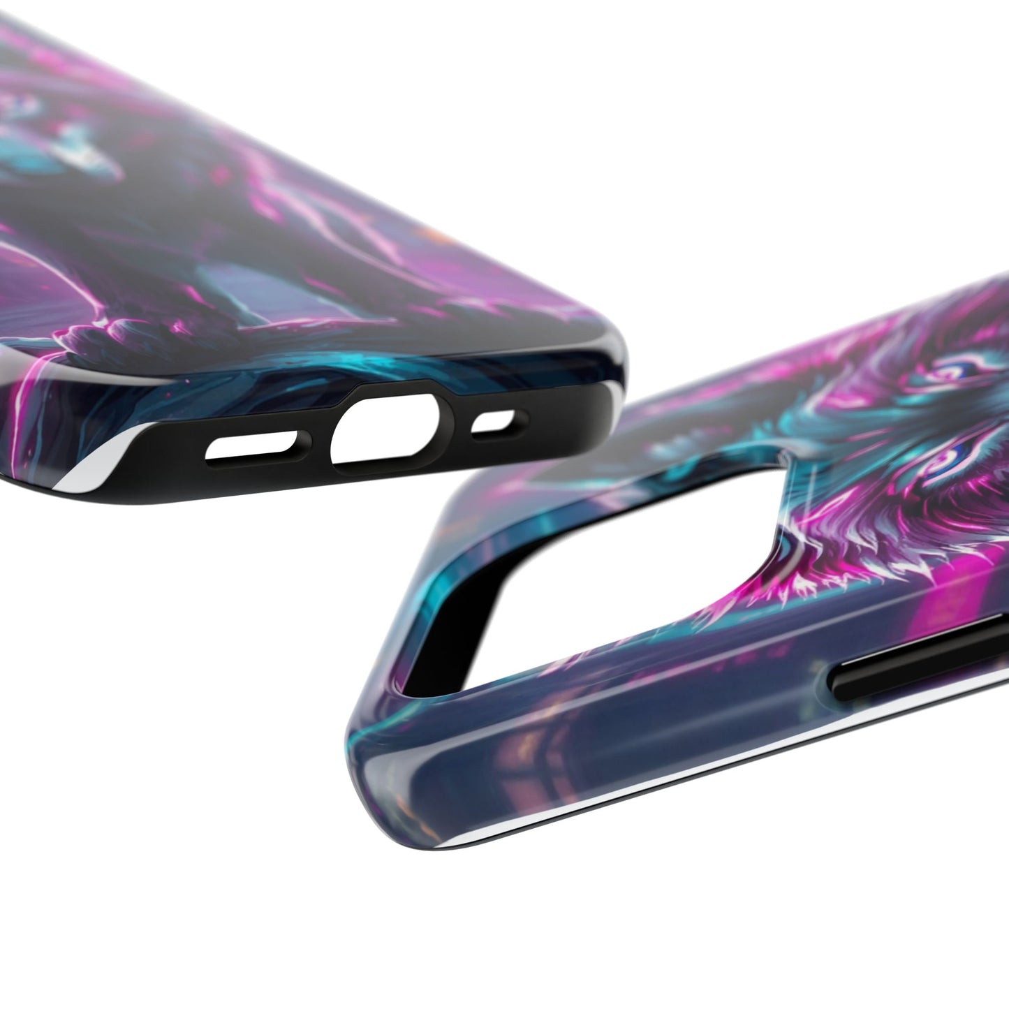 Fierce Wolf Phone Case - Tough & Vibrant Design for Animal Lovers