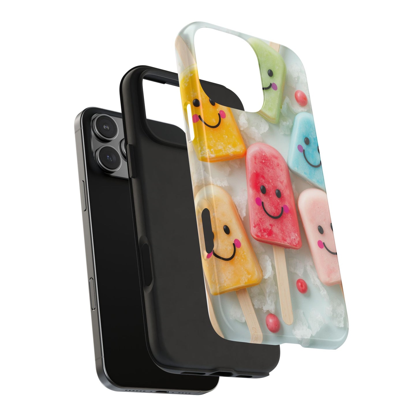 Cute Smile Popsicle Tough Phone Case - Fun Protection for Your Device